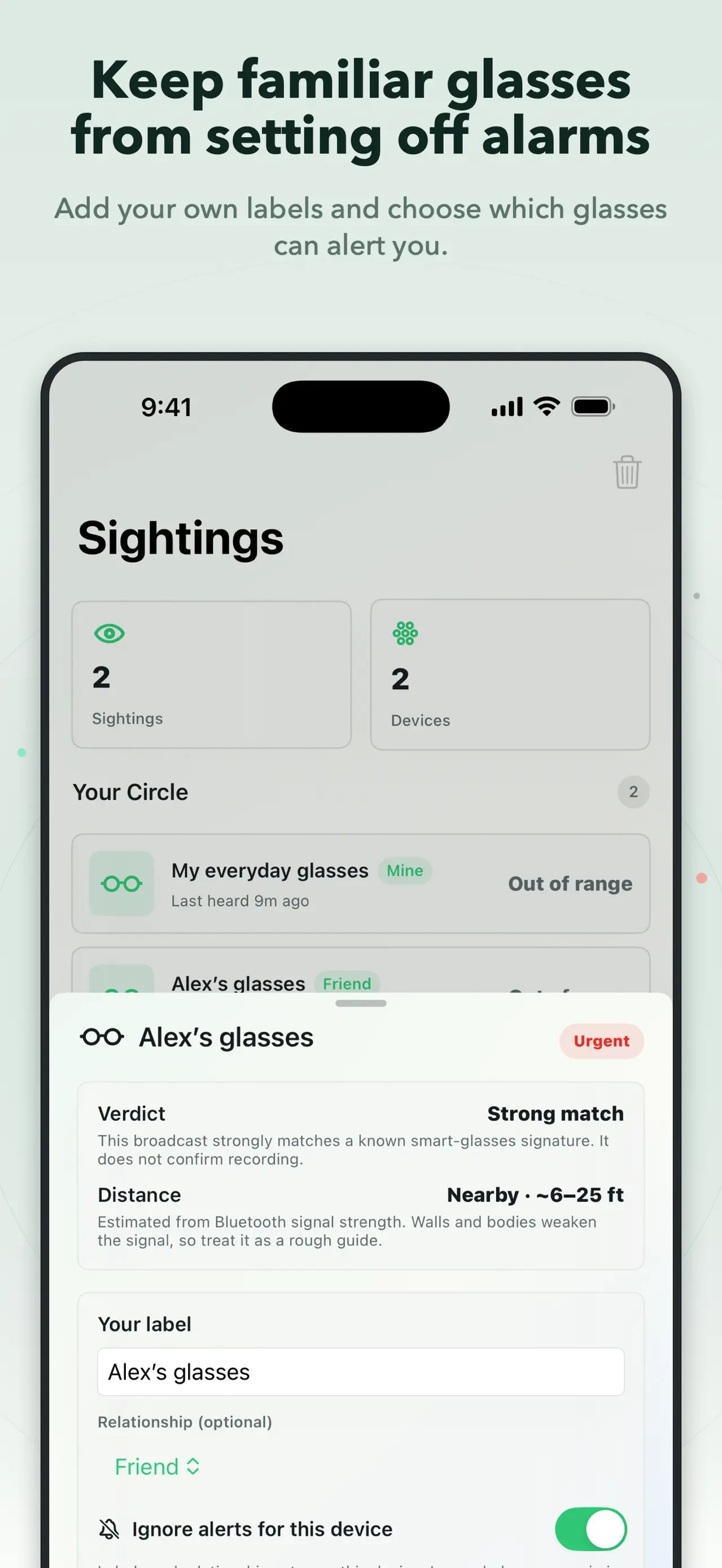 Antizuck Smart Glasses Scanner app store screenshot 4 — Unknown (iOS)