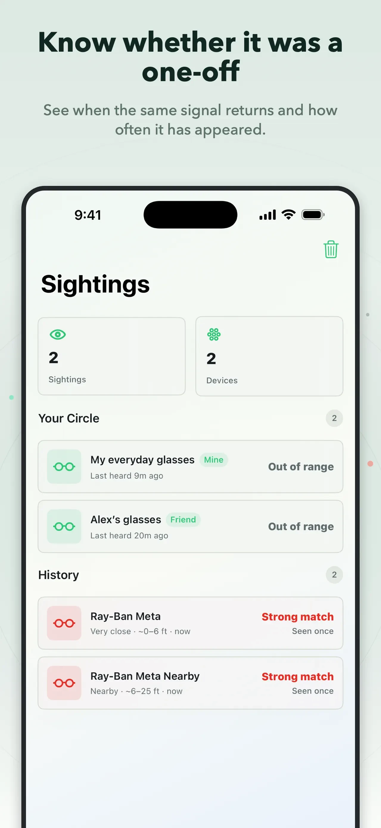Antizuck Smart Glasses Scanner app store screenshot 5 — Unknown (iOS)