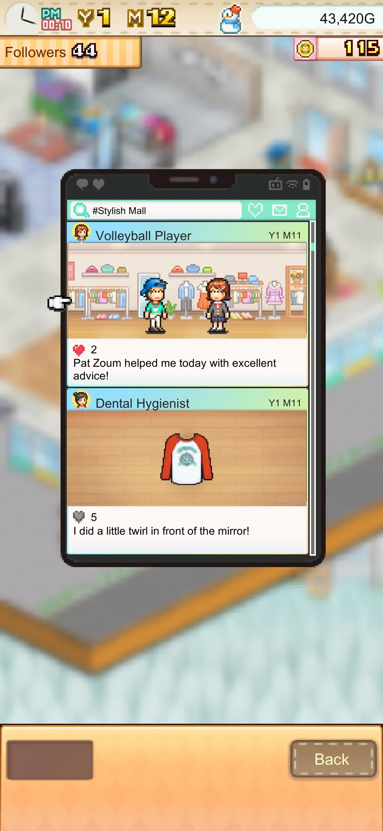 Fashion Mall Story app store screenshot 3 — Games (iOS)