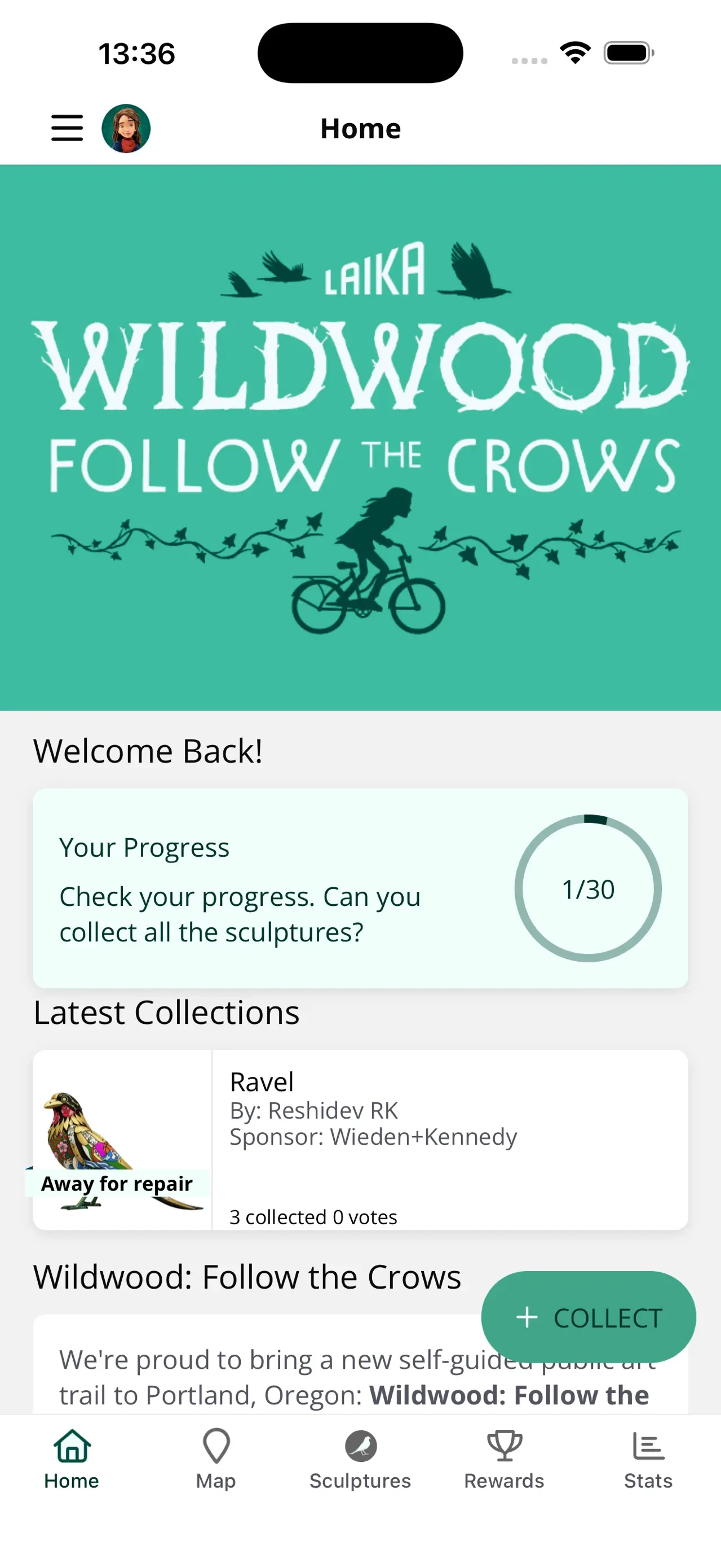 Wildwood: Follow the Crows app store screenshot 1 — Unknown (iOS)