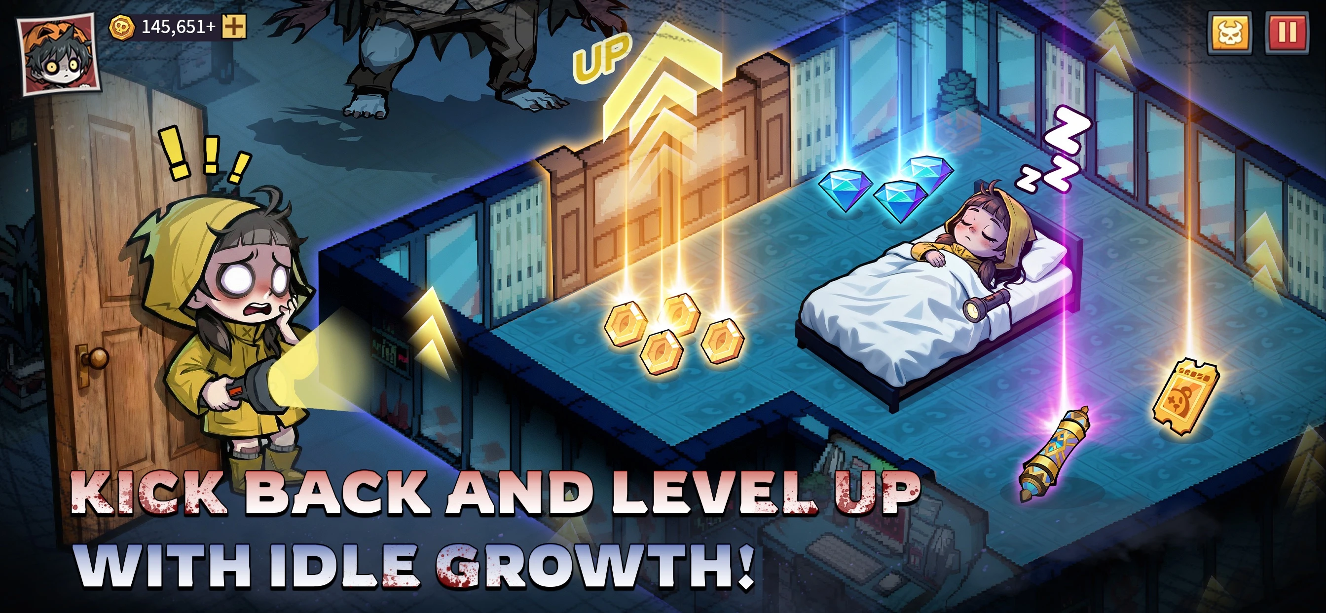 Knock Knock: Room Defense app store screenshot 7 — Games (iOS)