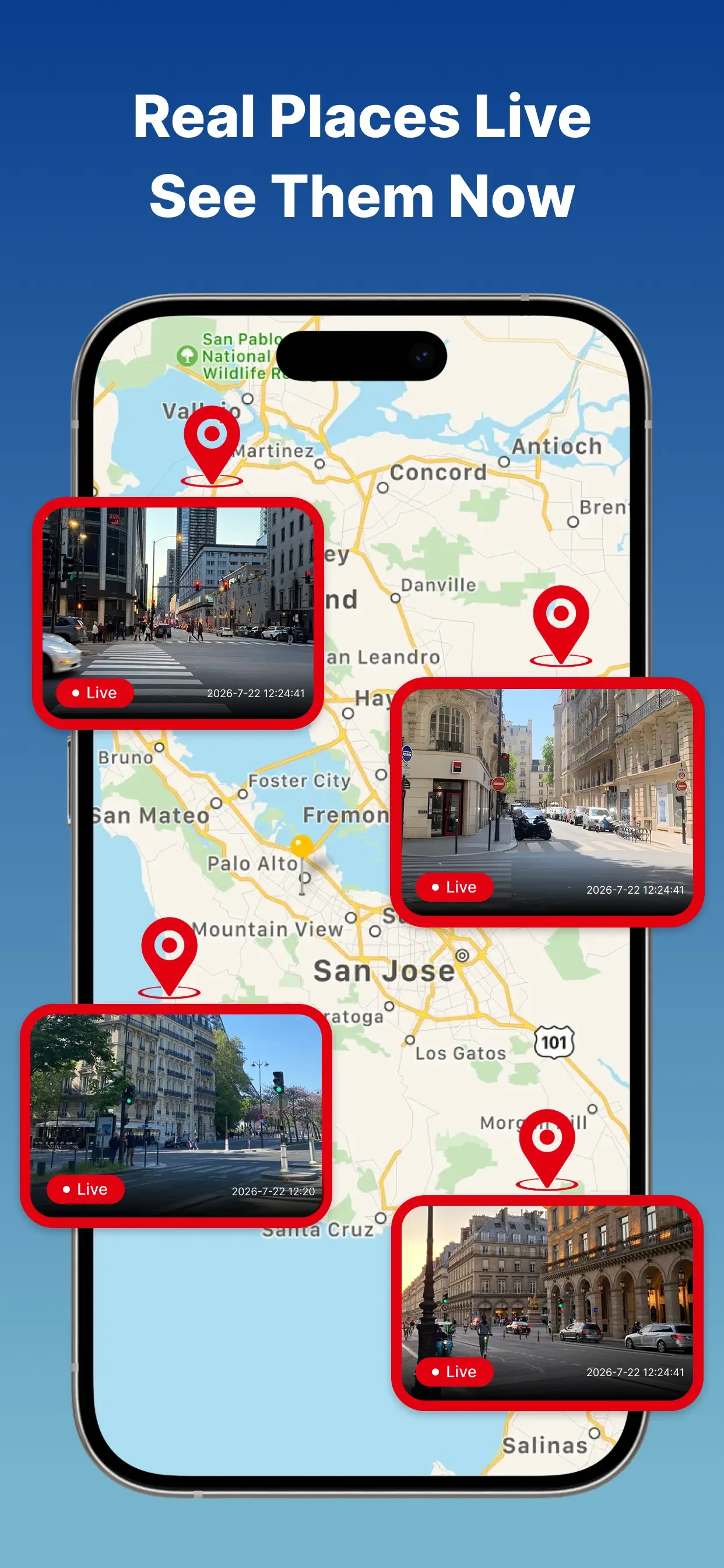EarthScope: GPS Map Camera app store screenshot 1 — Unknown (iOS)