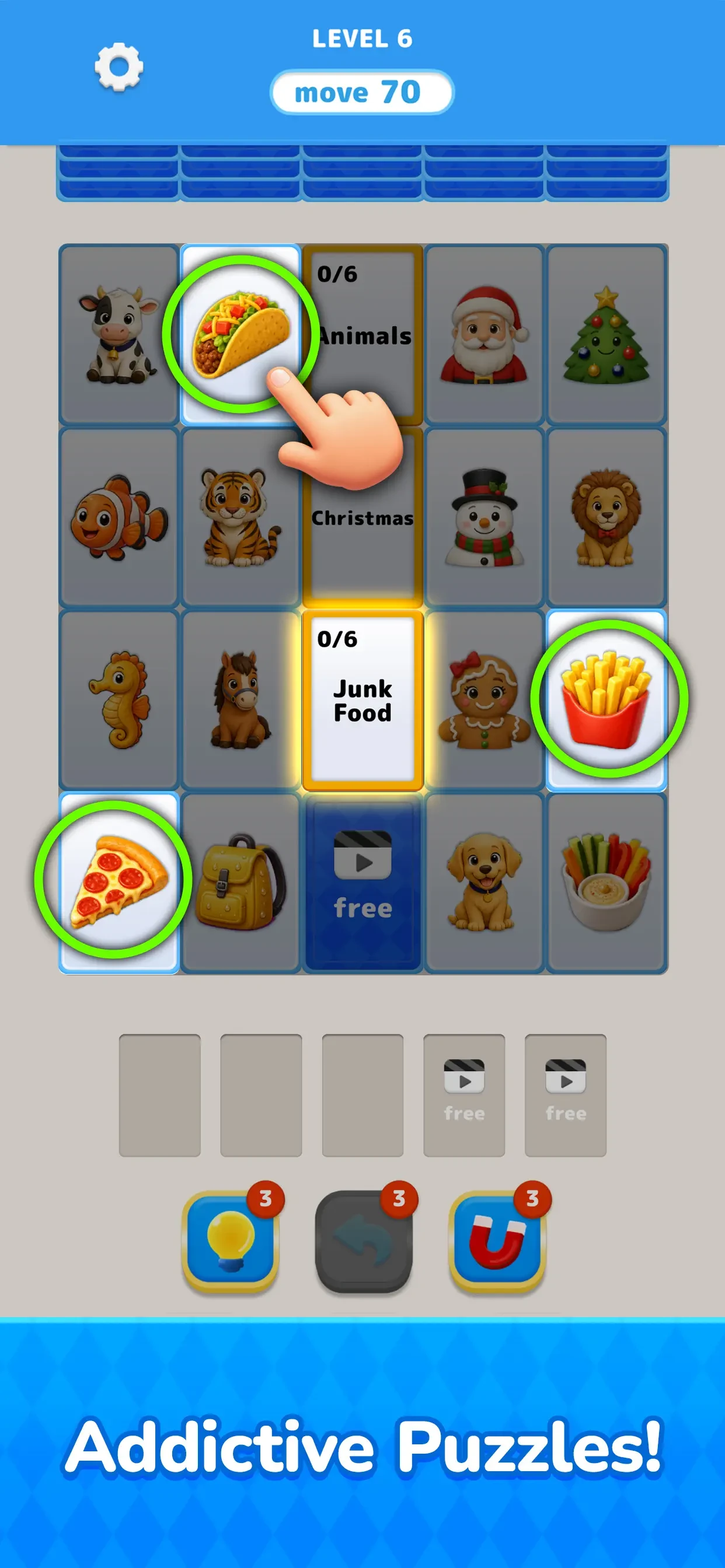 Catedrop: Card Puzzle app store screenshot 3 — Games (iOS)