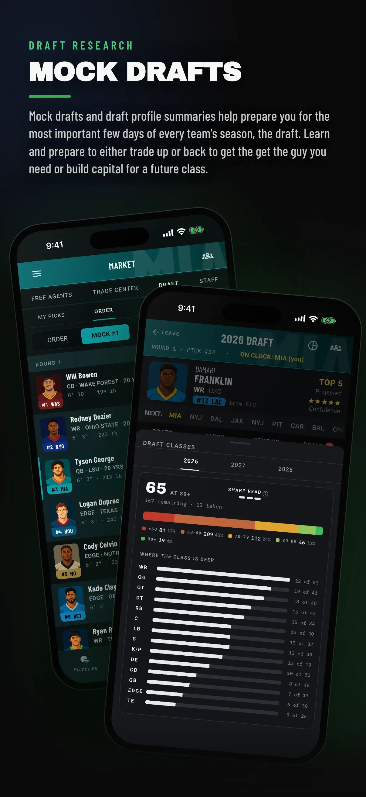 CapForge: Football GM 2026 app store screenshot 5 — Games (iOS)