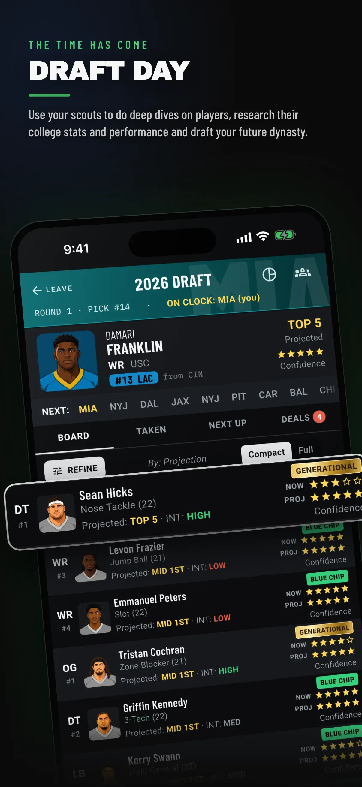 CapForge: Football GM 2026 app store screenshot 6 — Games (iOS)