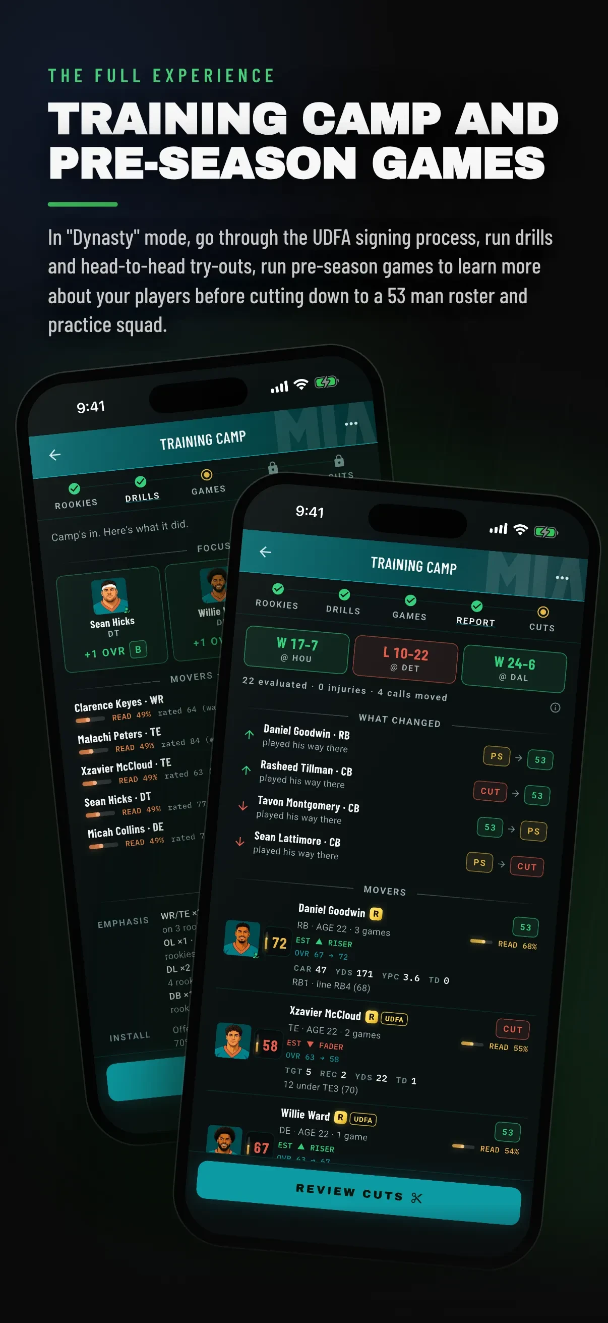 CapForge: Football GM 2026 app store screenshot 7 — Games (iOS)