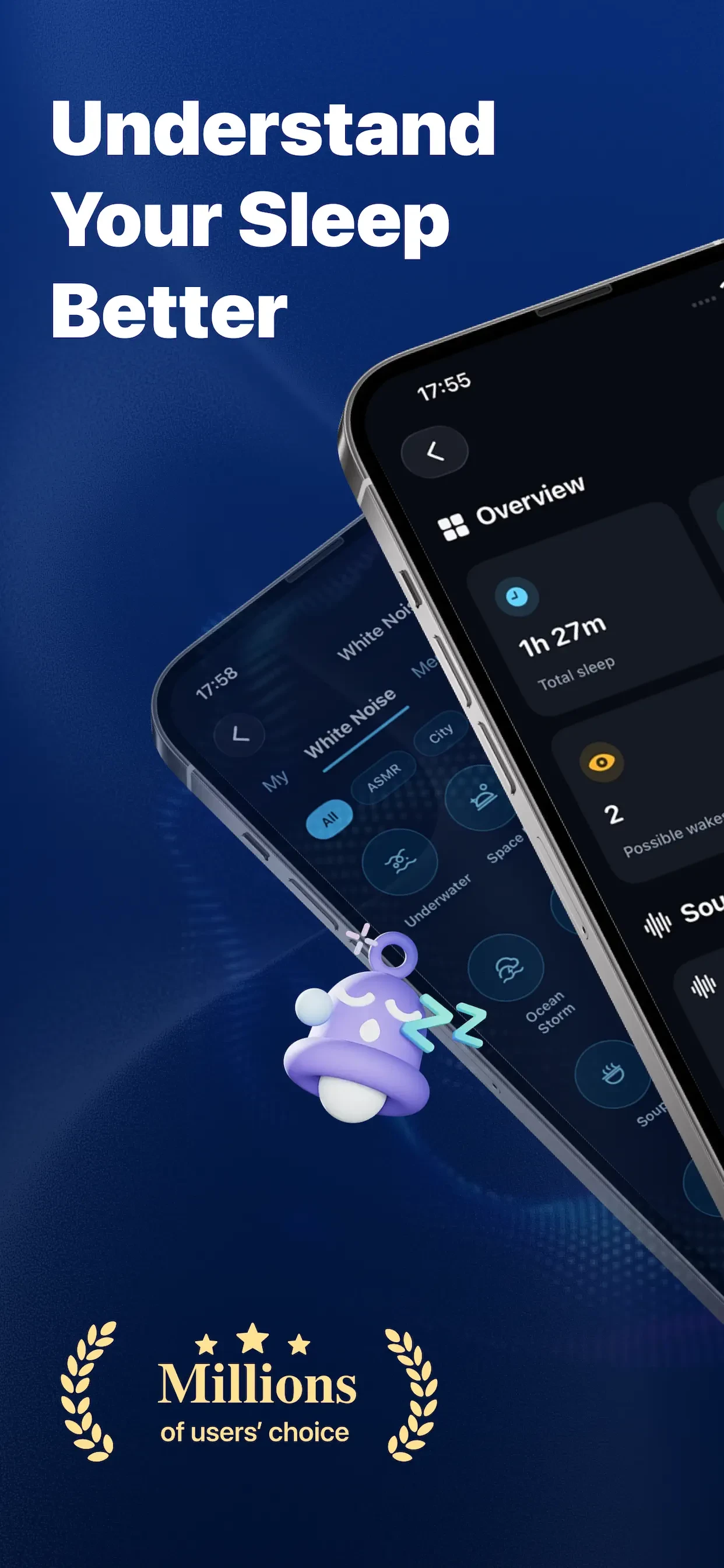 SleepSense: Sleep Tracker app store screenshot 1 — Unknown (iOS)