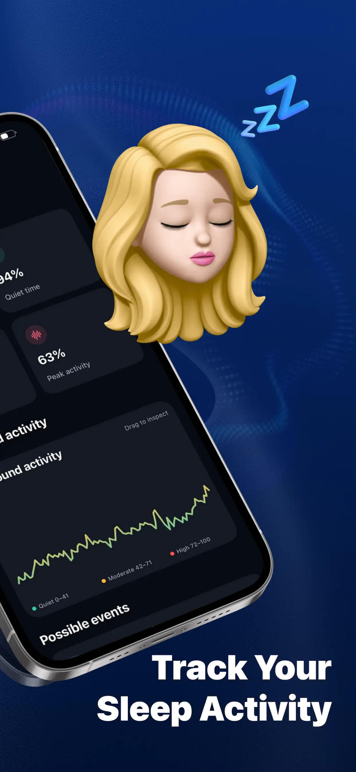 SleepSense: Sleep Tracker app store screenshot 2 — Unknown (iOS)