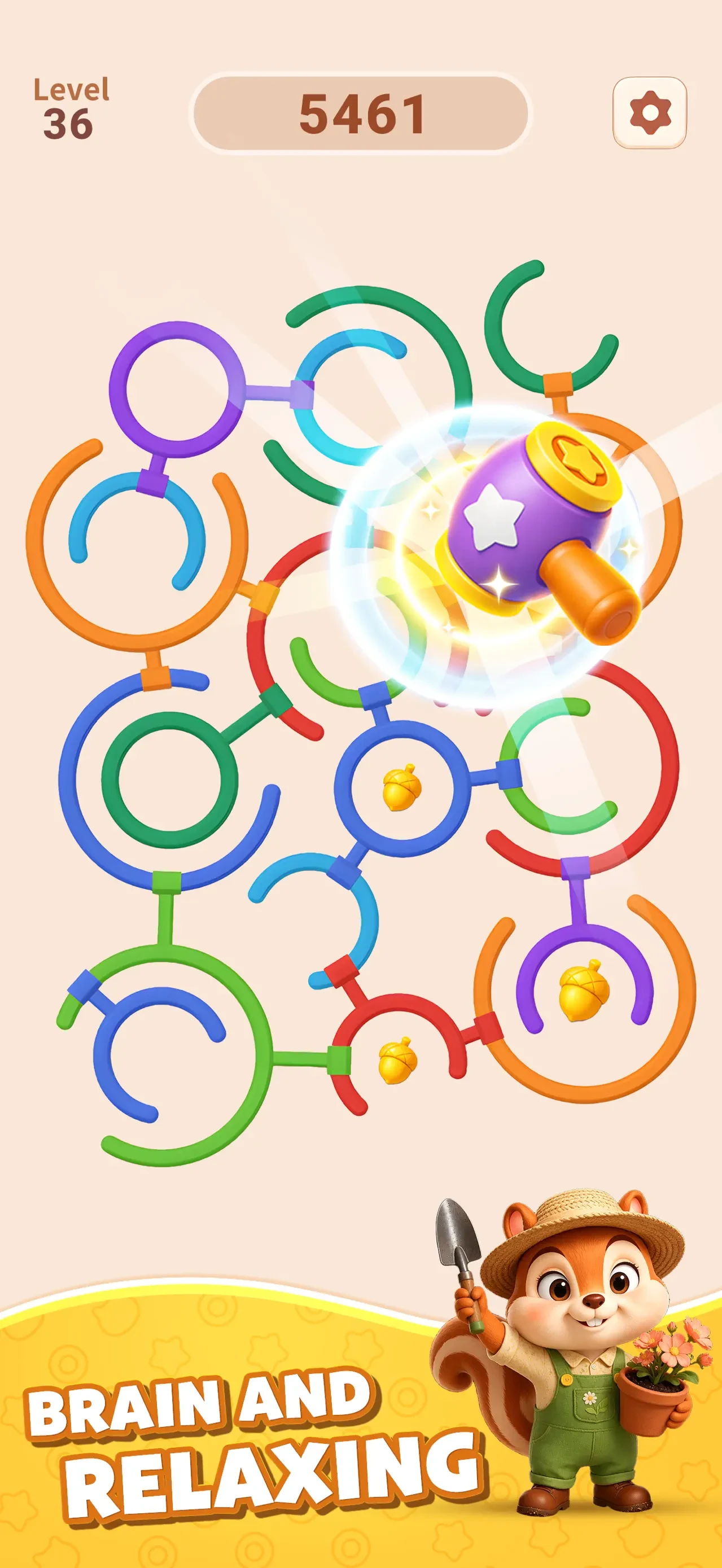 Rotate Rings app store screenshot 3 — Games (iOS)