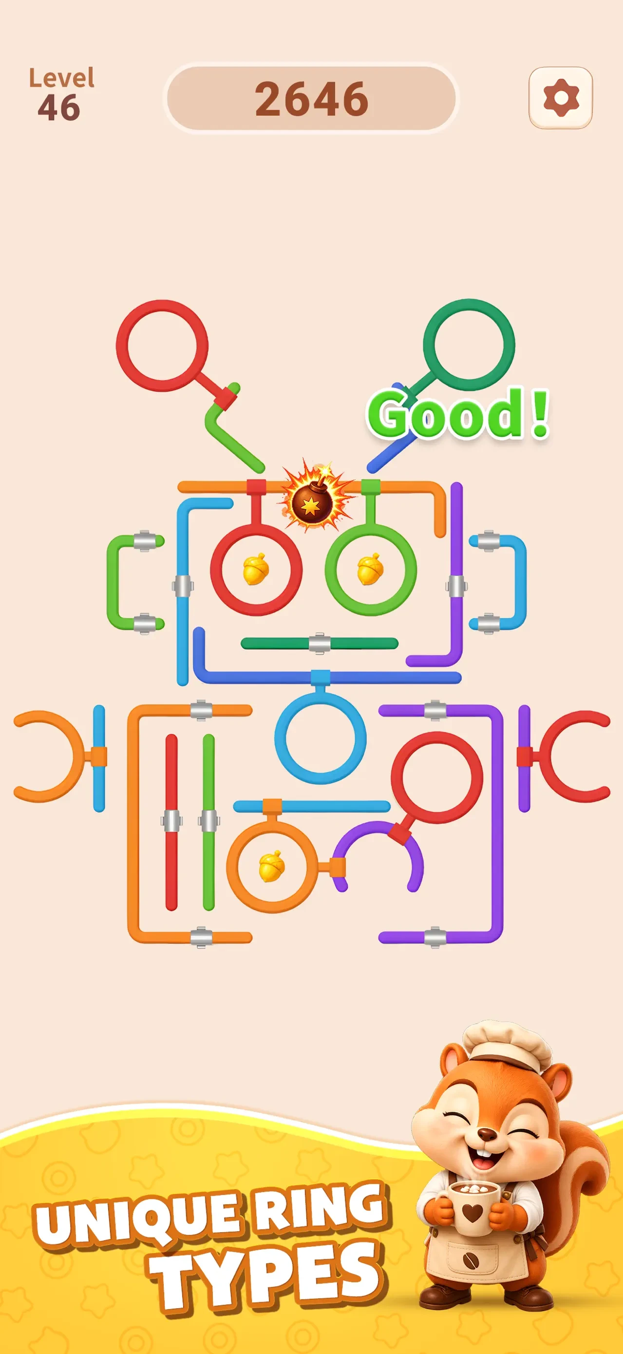 Rotate Rings app store screenshot 7 — Games (iOS)