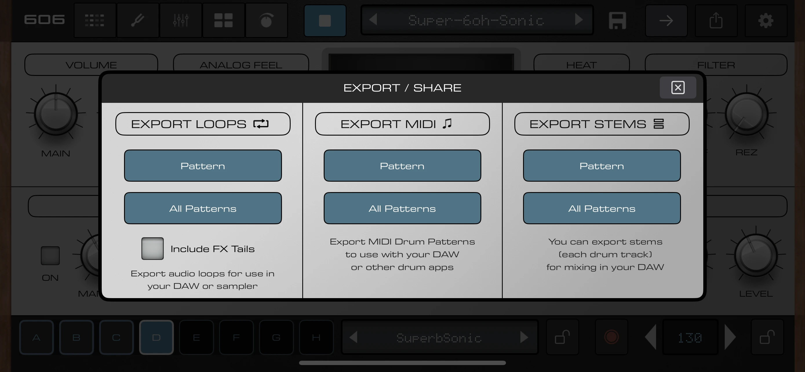 Super 606 Drums - Drum Machine app store screenshot 8 — Unknown (iOS)