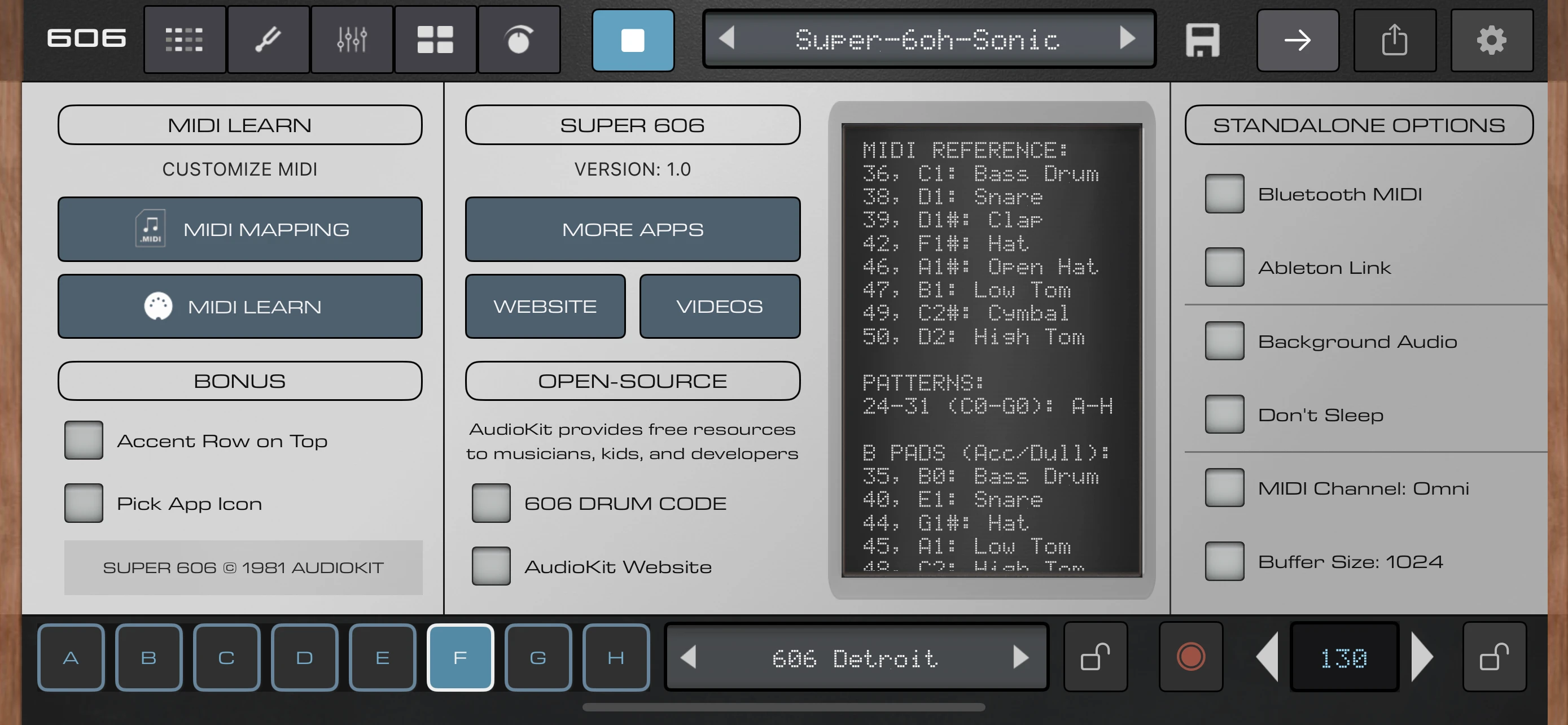Super 606 Drums - Drum Machine app store screenshot 9 — Unknown (iOS)
