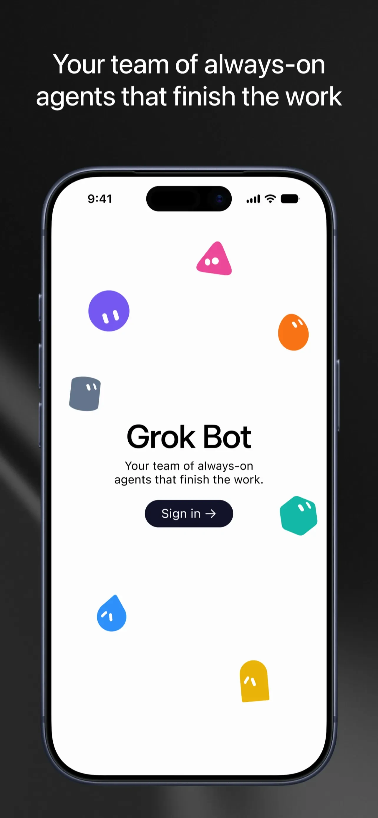 Grok Bot app store screenshot 1 — Unknown (iOS)