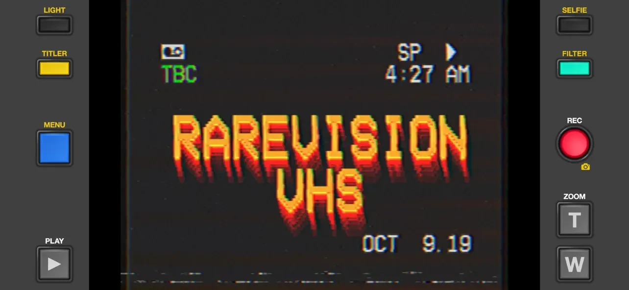 Rarevision VHS: Retro Cam app store screenshot 2 — Photo & Video (iOS)