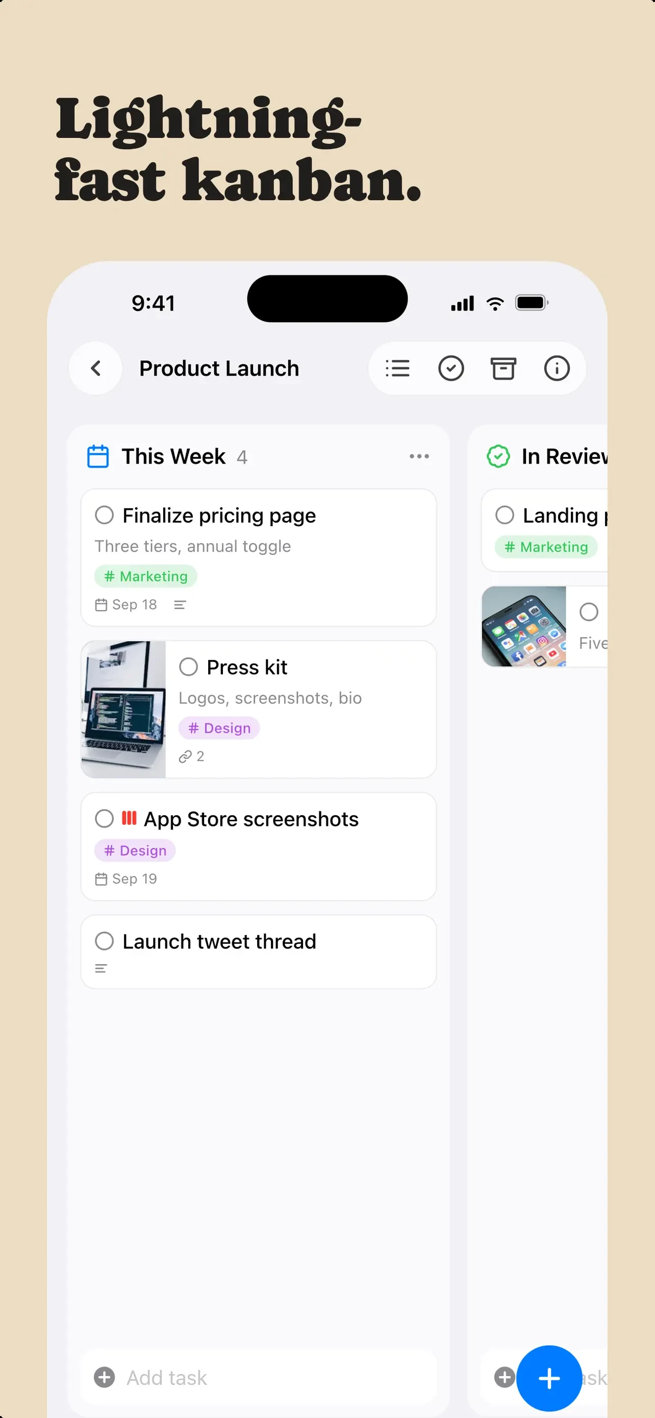 Kan Do: Project Management app store screenshot 1 — Unknown (iOS)