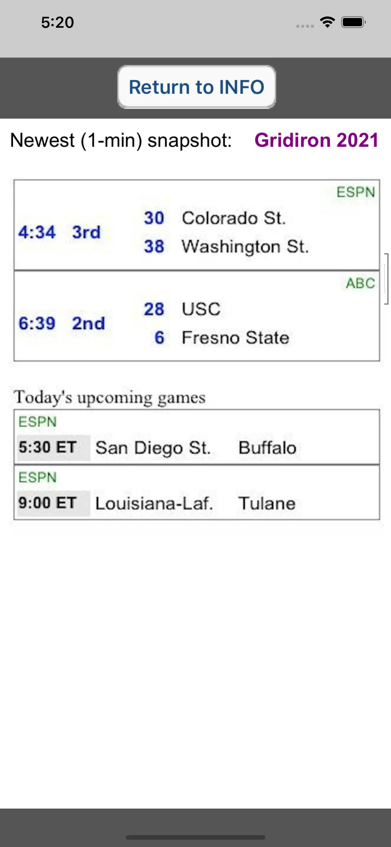 Gridiron 2026 College Football app store screenshot 3 — Unknown (iOS)