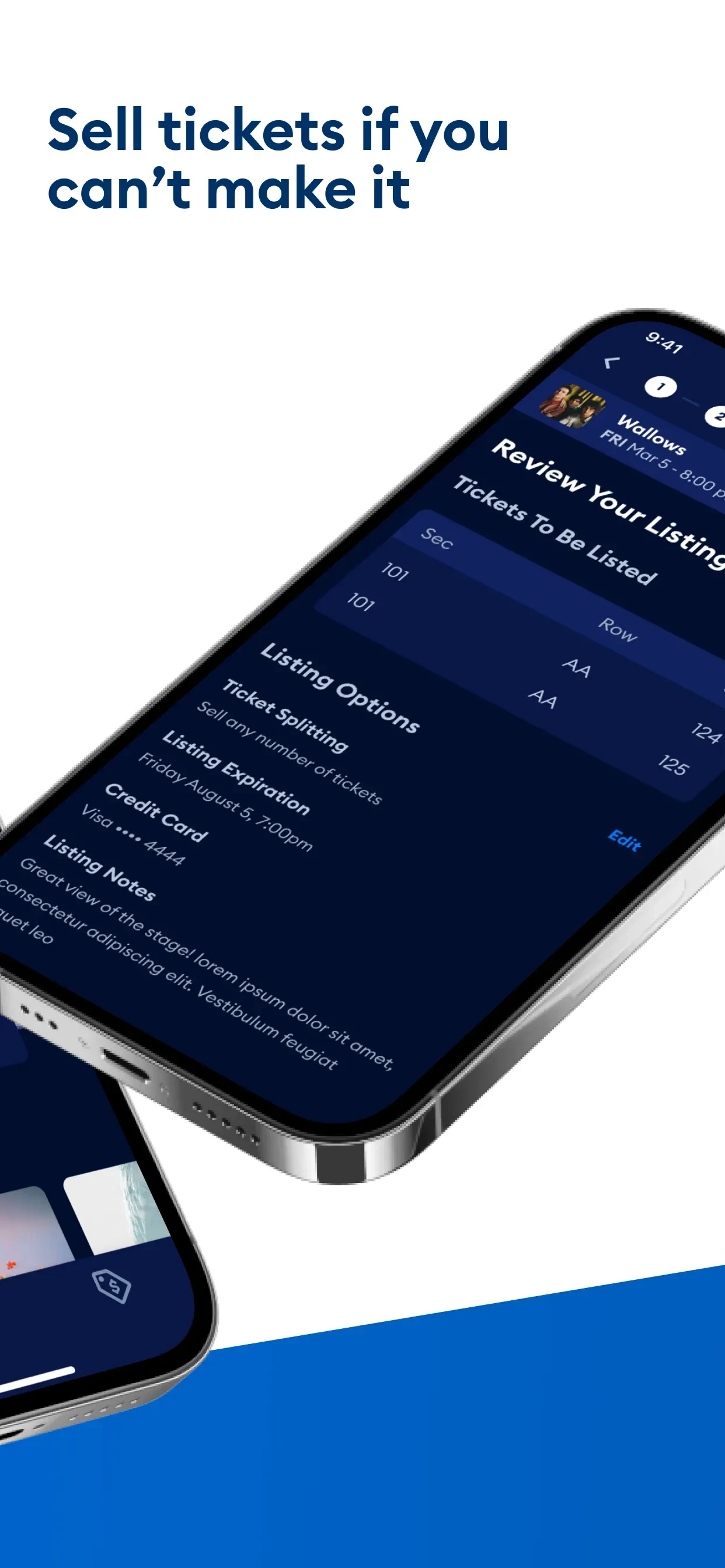 AXS Tickets app store screenshot 2 — Unknown (iOS)