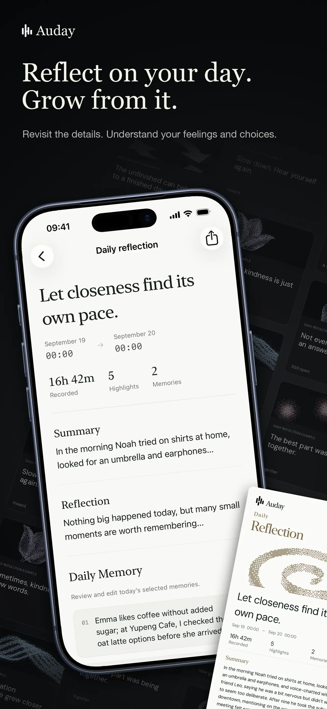 Auday - All-Day Watch Recorder app store screenshot 7 — Unknown (iOS)