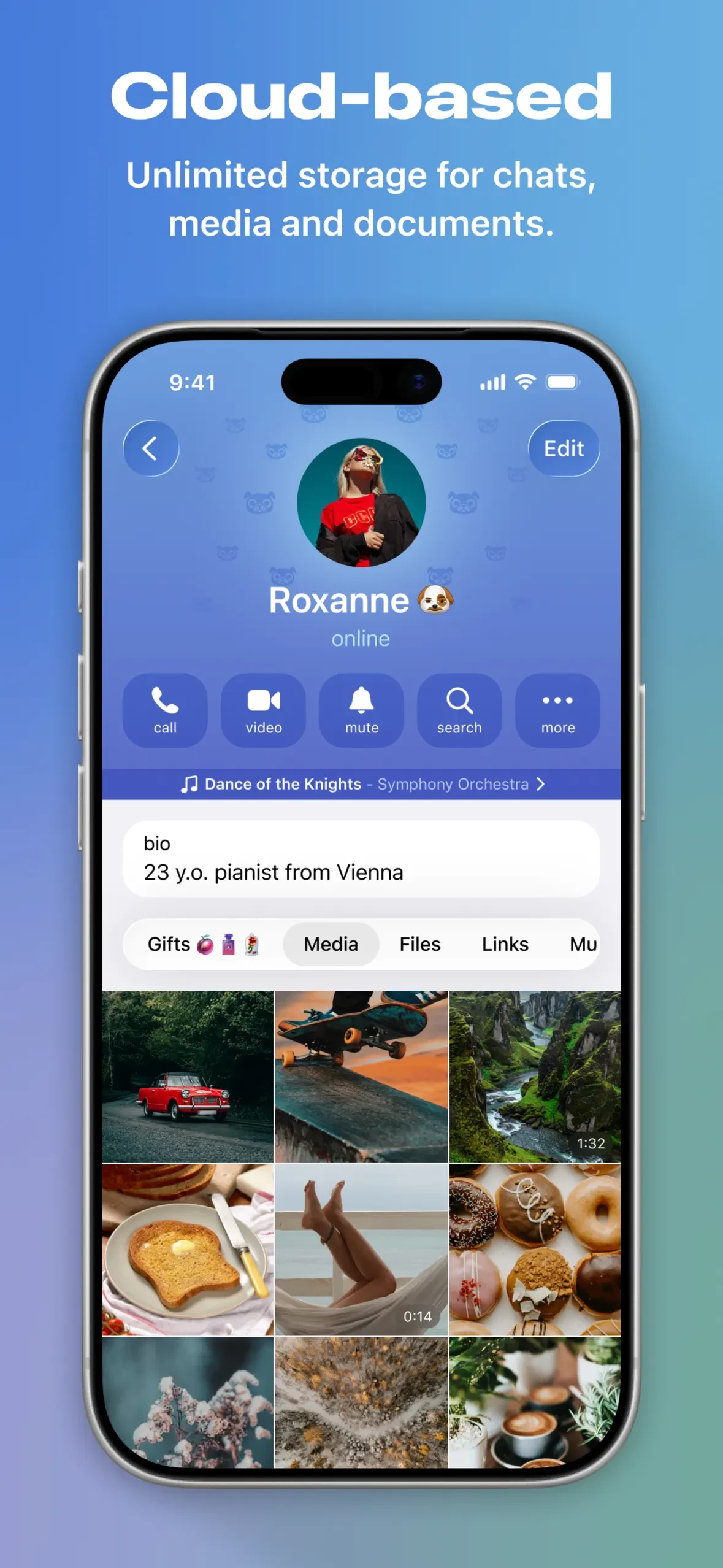 Telegram Messenger app store screenshot 6 — Social Networking (iOS)