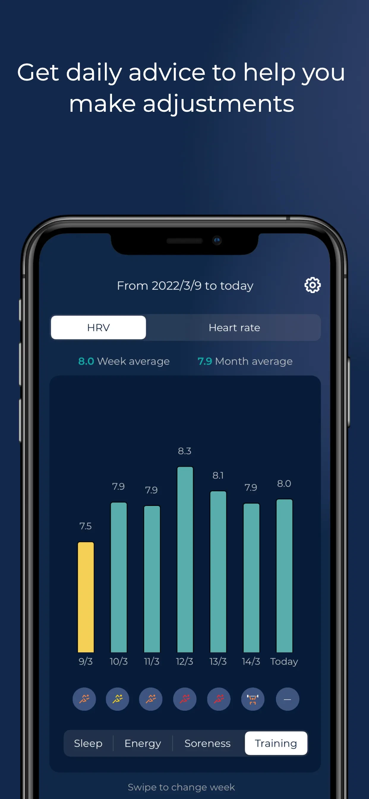HRV4Training app store screenshot 4 — Unknown (iOS)