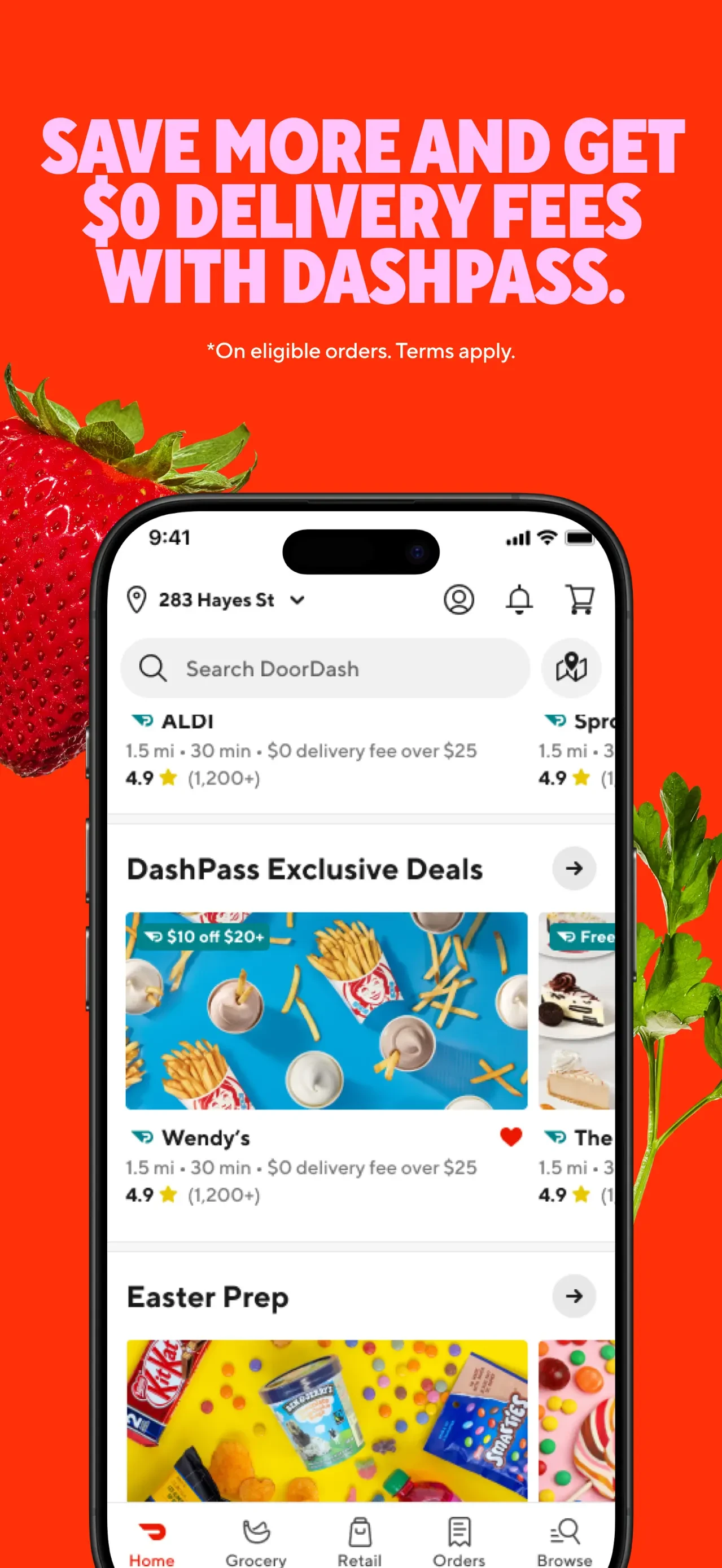 DoorDash: Food, Grocery, More app store screenshot 4 — Food & Drink (iOS)