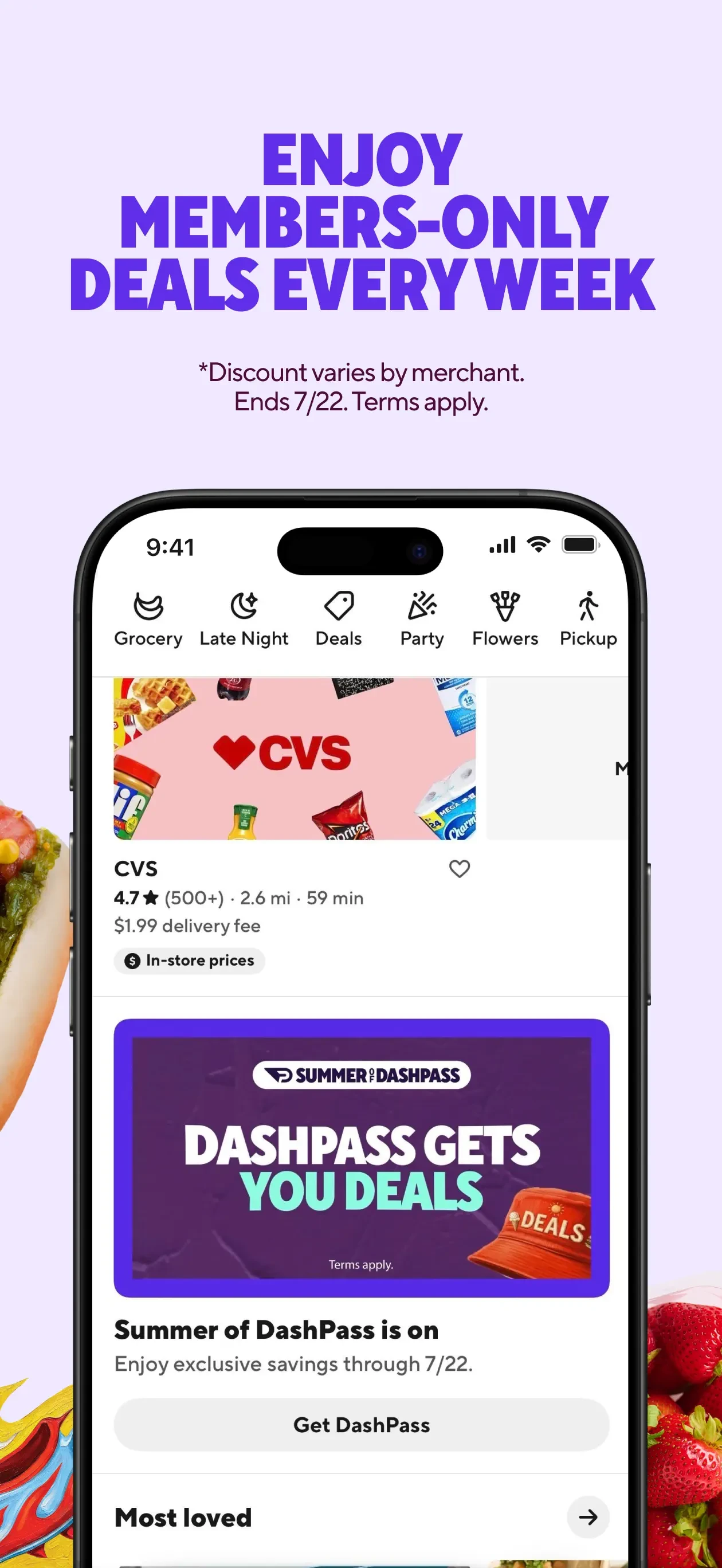 DoorDash: Food, Grocery, More app store screenshot 3 — Food & Drink (iOS)