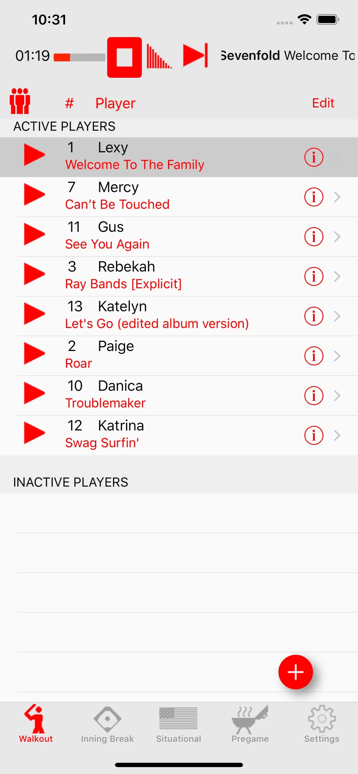 Walkout Song DJ app store screenshot 1 — Music (iOS)