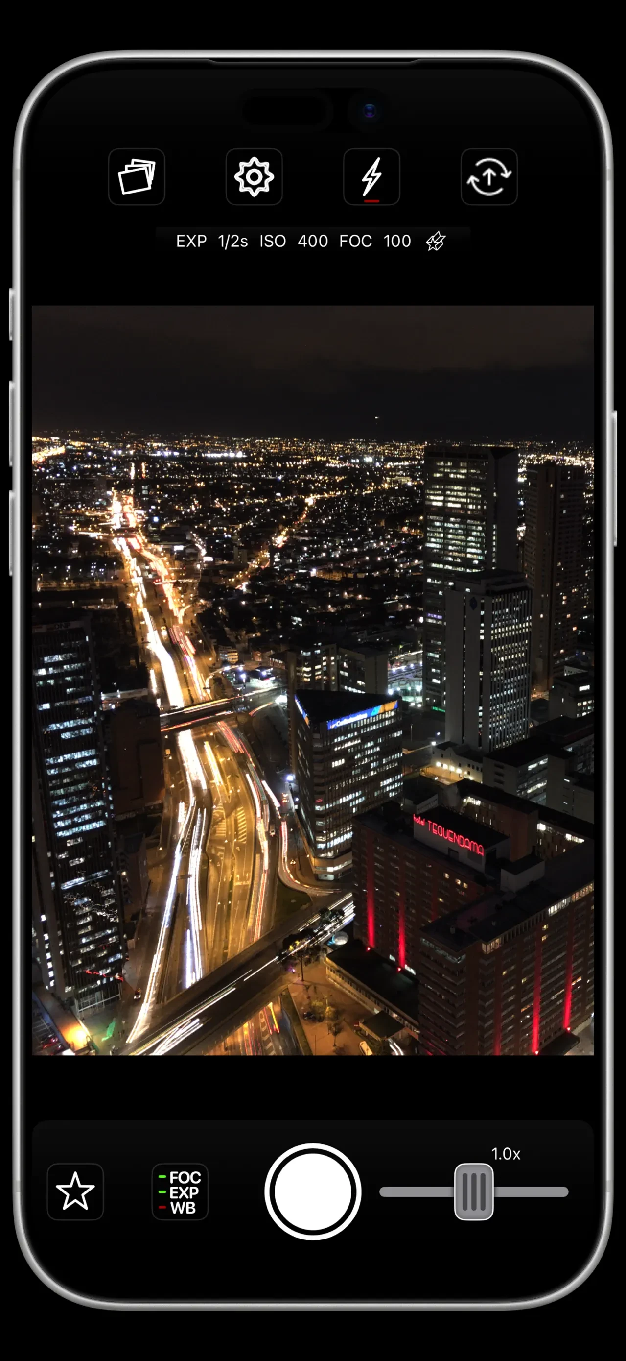 NightCap Camera: Long Exposure app store screenshot 1 — Photo & Video (iOS)
