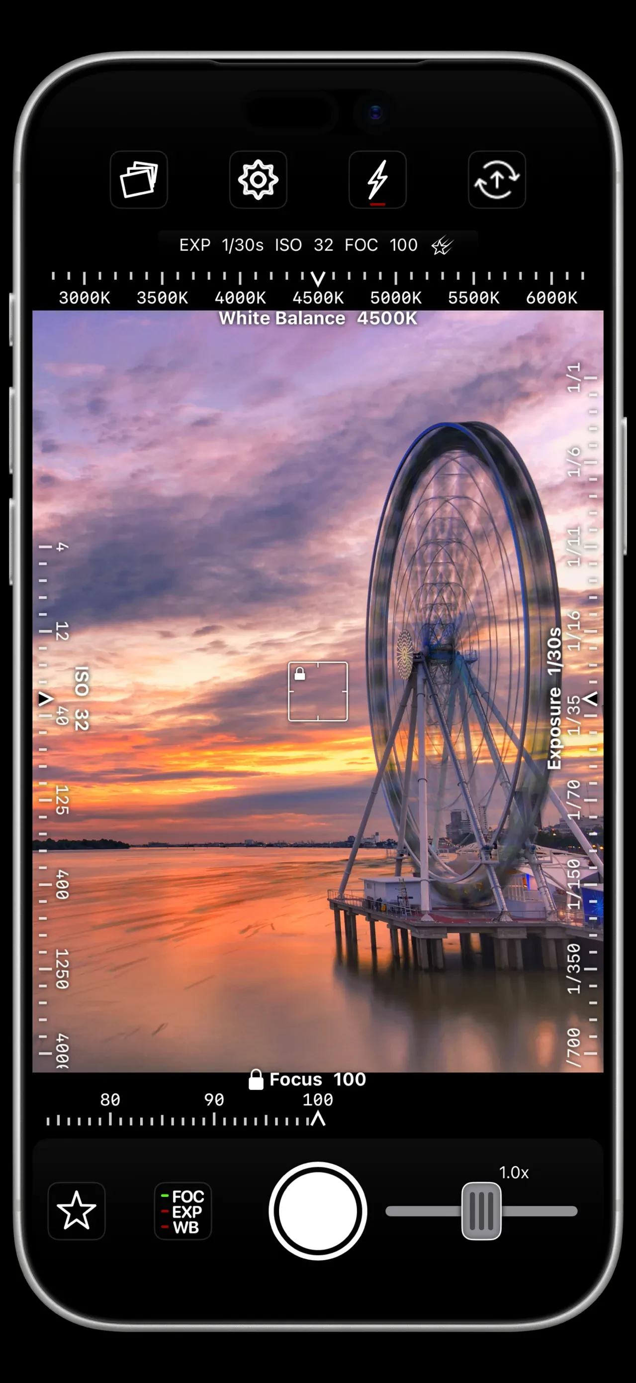 NightCap Camera: Long Exposure app store screenshot 2 — Photo & Video (iOS)