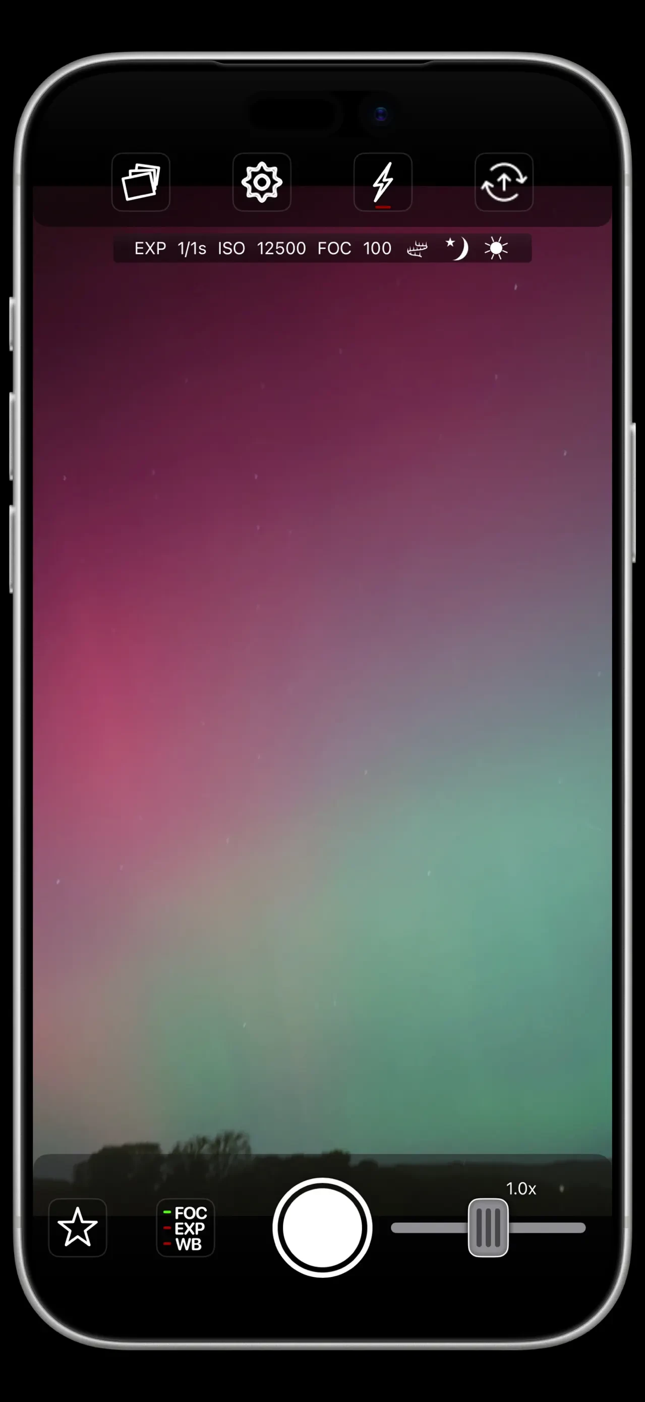 NightCap Camera: Long Exposure app store screenshot 3 — Photo & Video (iOS)