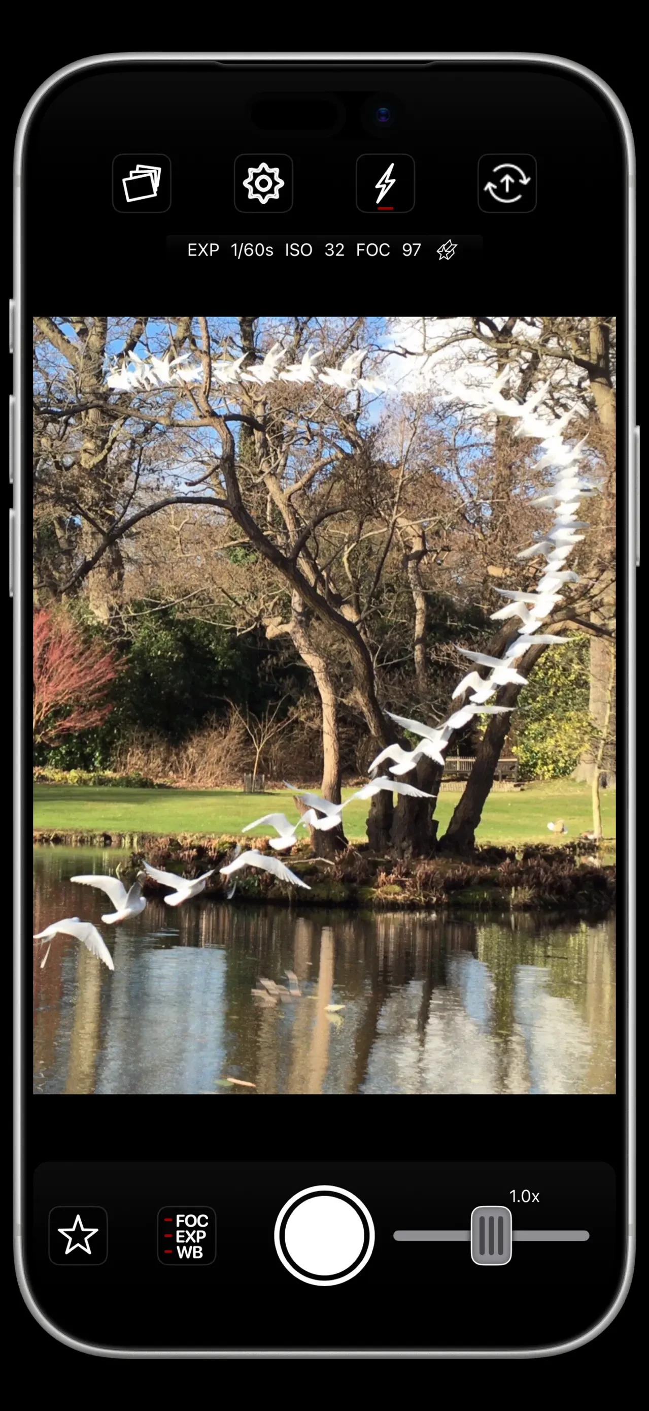 NightCap Camera: Long Exposure app store screenshot 5 — Photo & Video (iOS)