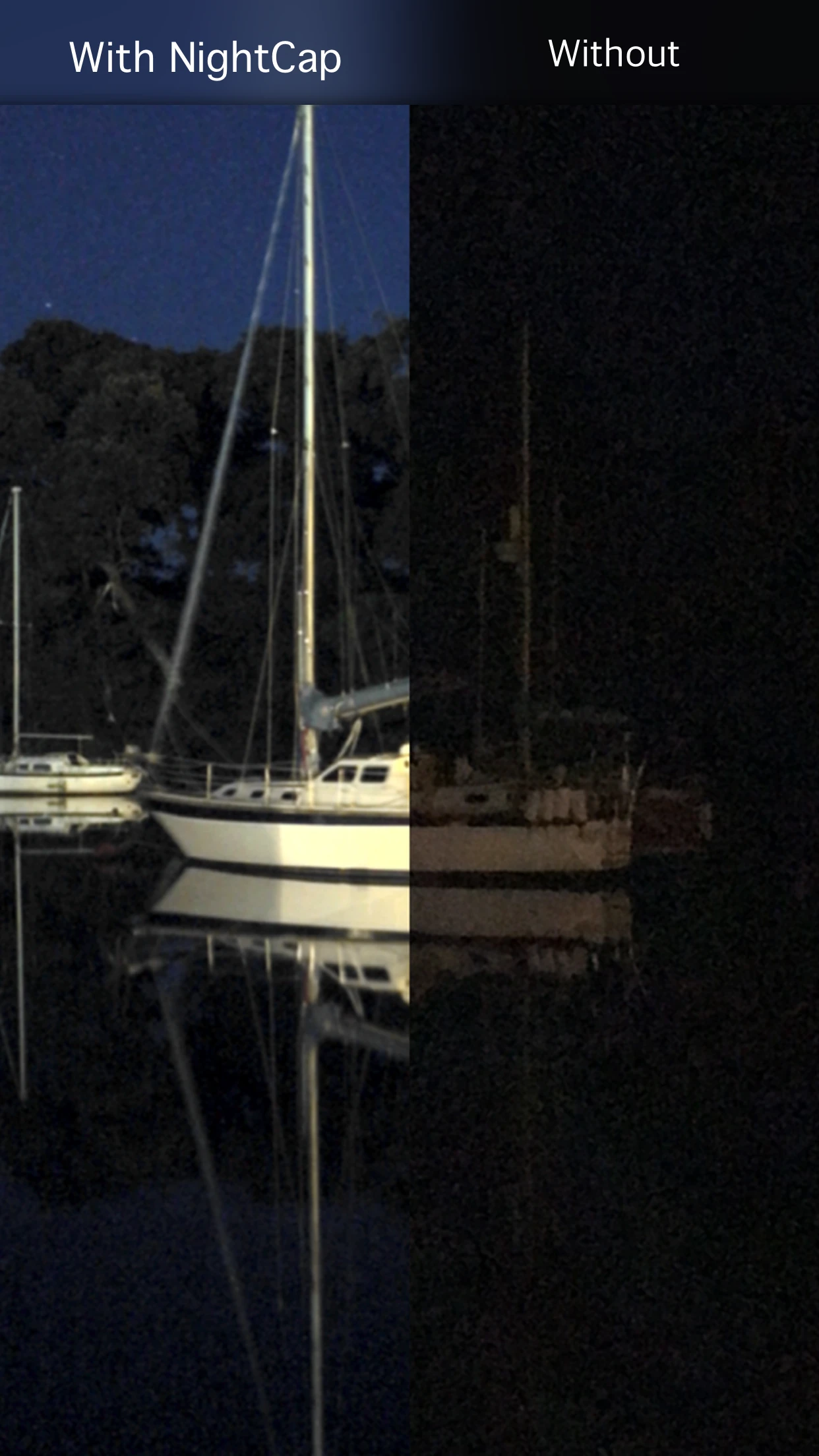 NightCap Camera app store screenshot 5 — Photo & Video (iOS)