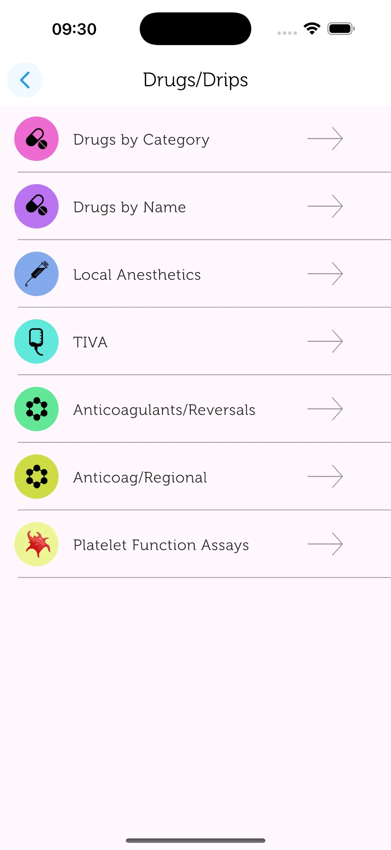 Vargo Anesthesia Mega App app store screenshot 2 — Medical (iOS)