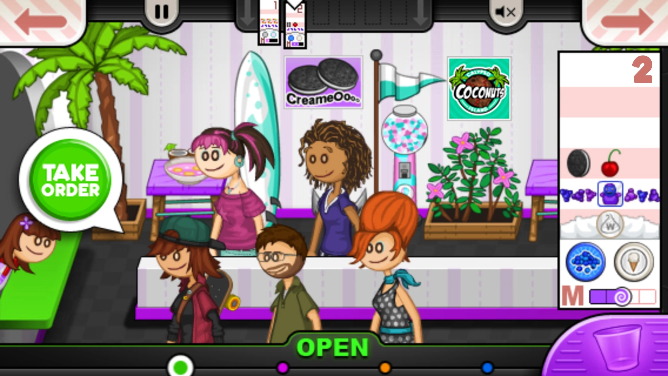 Papa's Freezeria To Go! app store screenshot 2 — Games (iOS)
