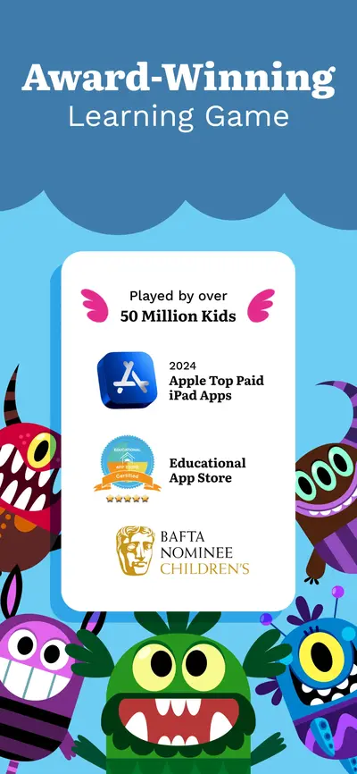 Teach Your Monster to Read app store screenshot 1 — Education (iOS)