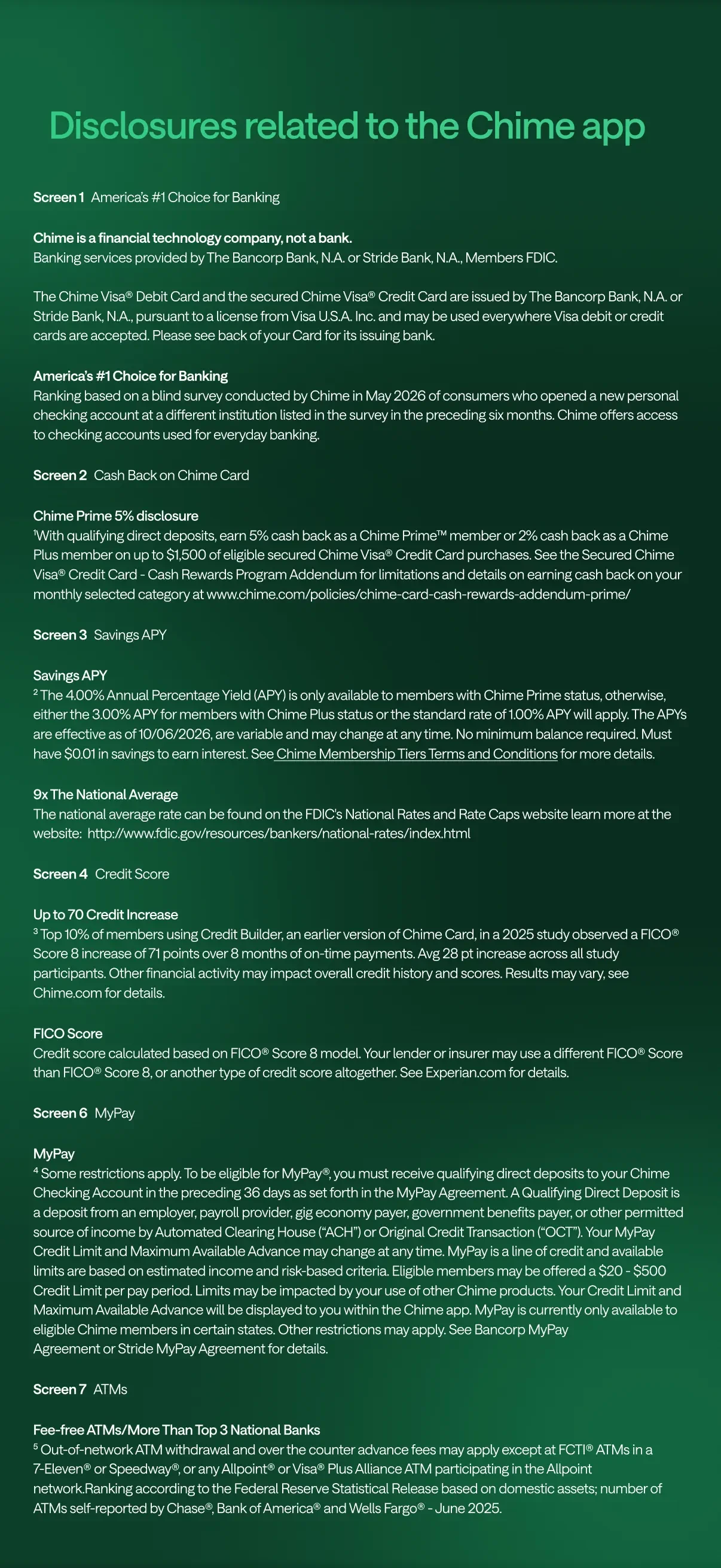 Chime® – Mobile Banking app store screenshot 8 — Finance (iOS)