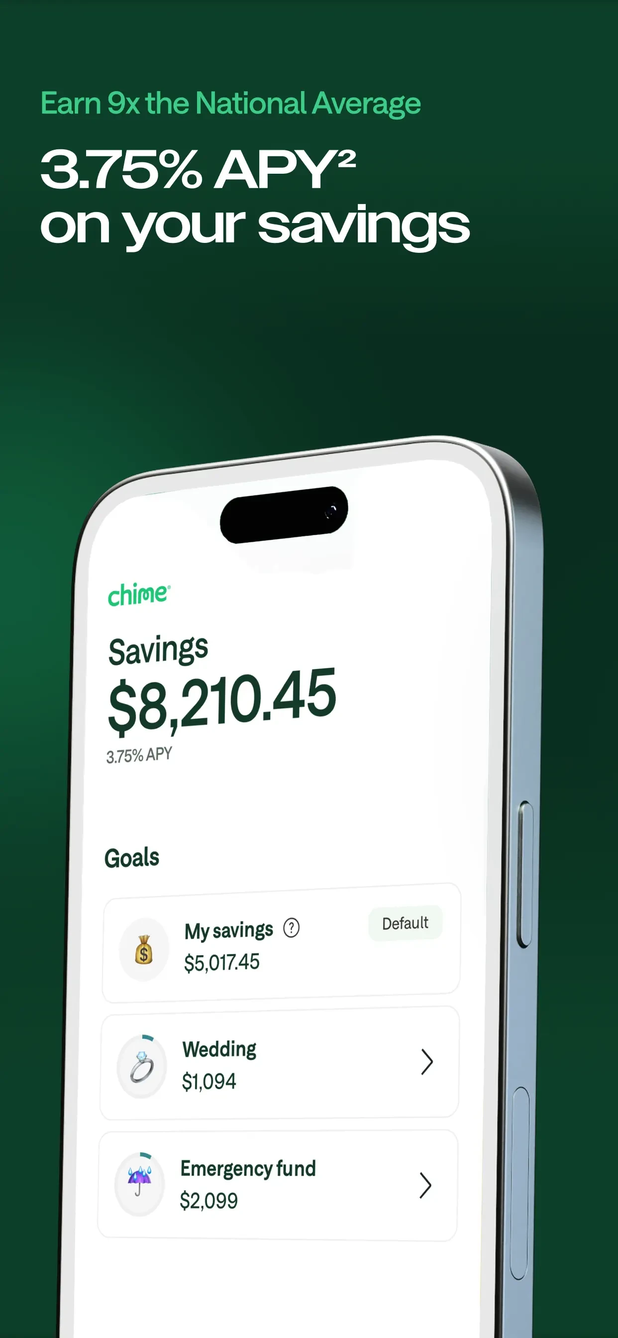 Chime® – Mobile Banking app store screenshot 2 — Finance (iOS)