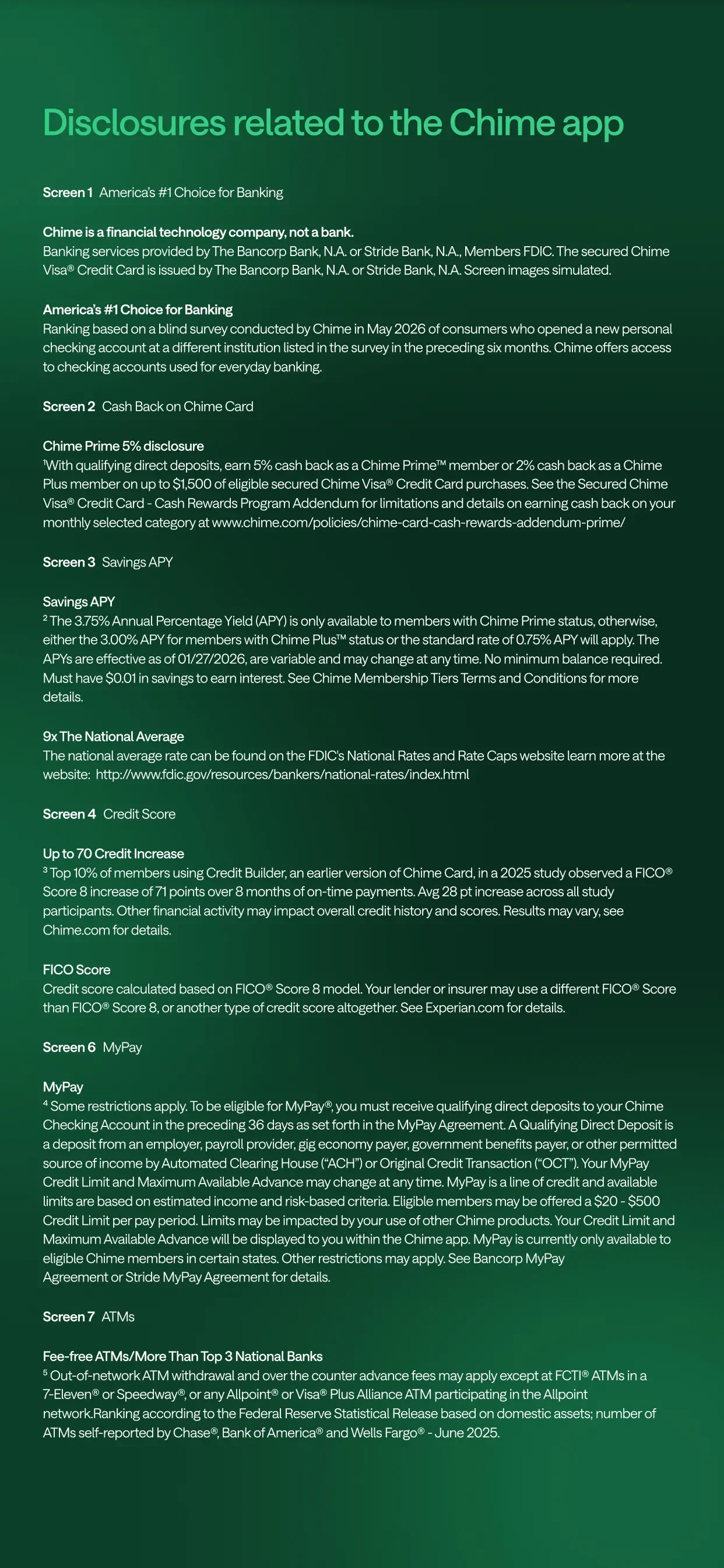 Chime® – Mobile Banking app store screenshot 8 — Finance (iOS)