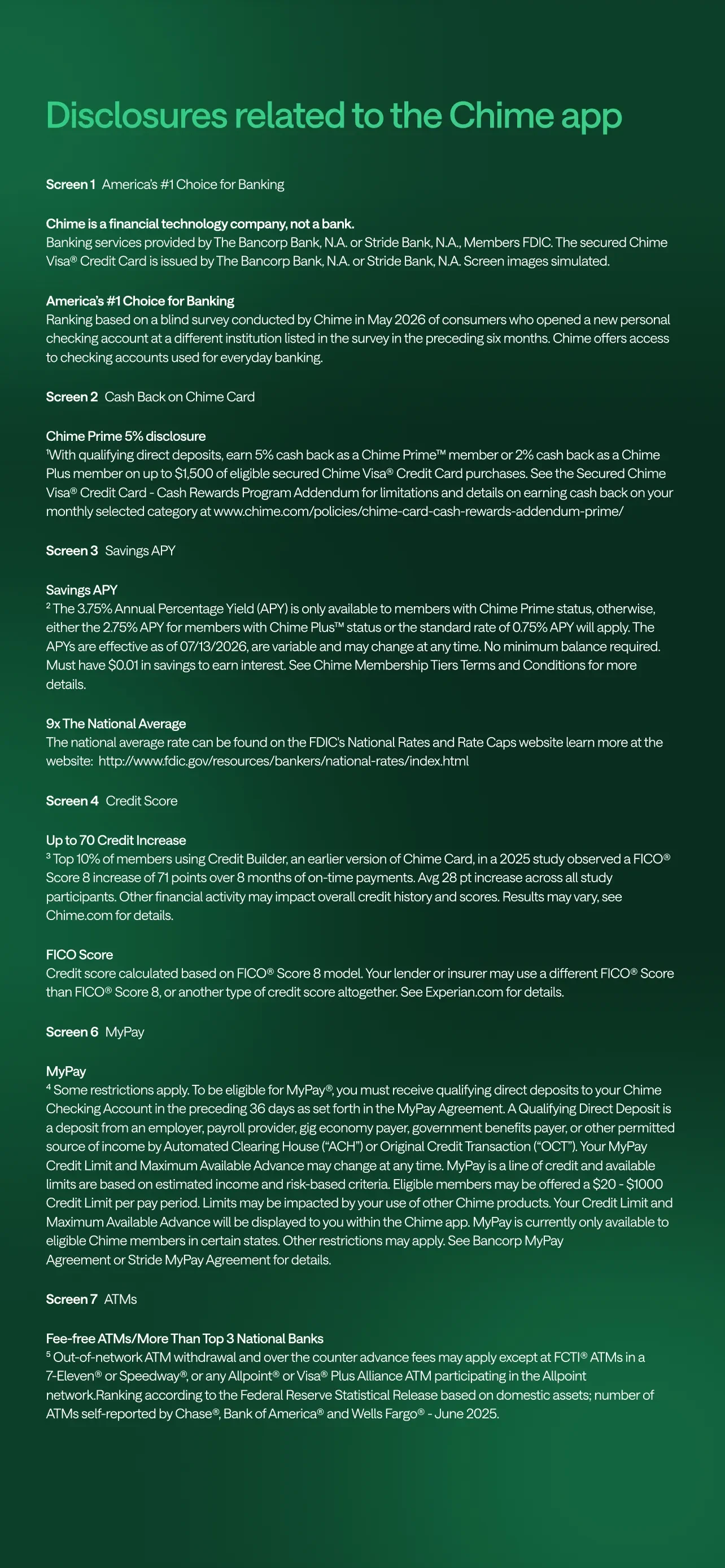 Chime® – Mobile Banking app store screenshot 8 — Finance (iOS)