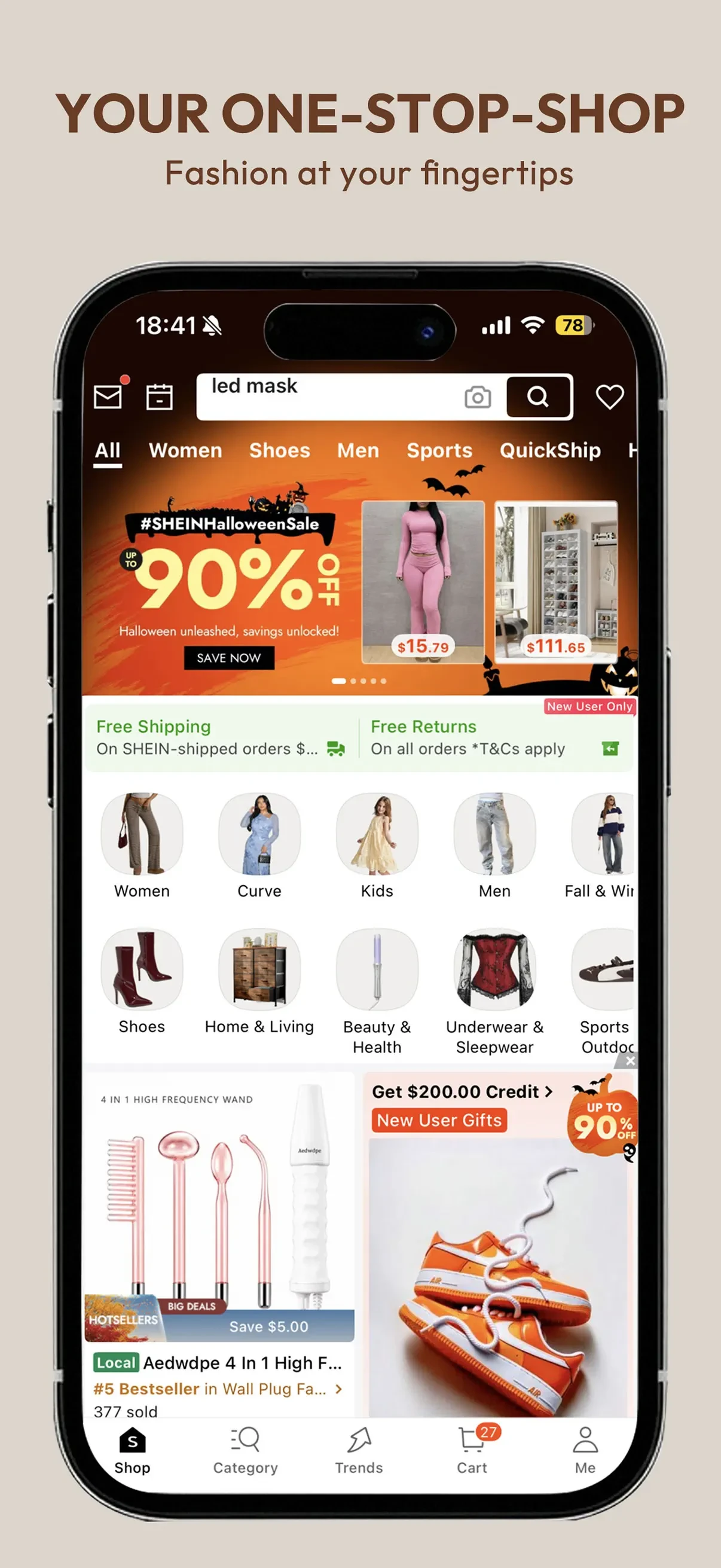 SHEIN - Shopping Online app store screenshot 2 — Shopping (iOS)