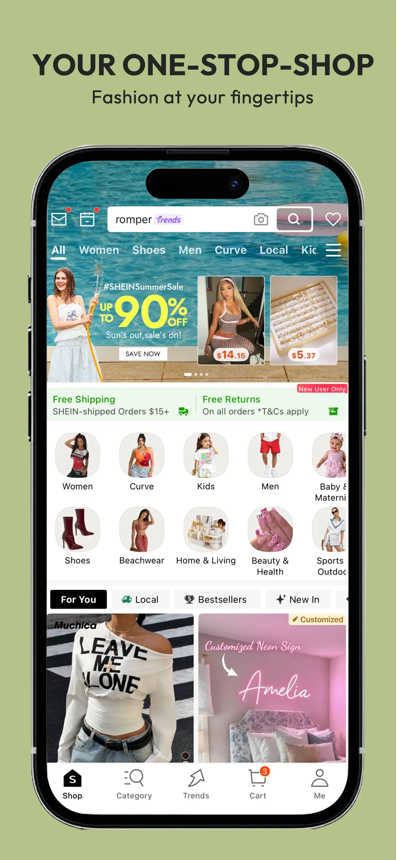 SHEIN - Shopping Online app store screenshot 1 — Shopping (iOS)