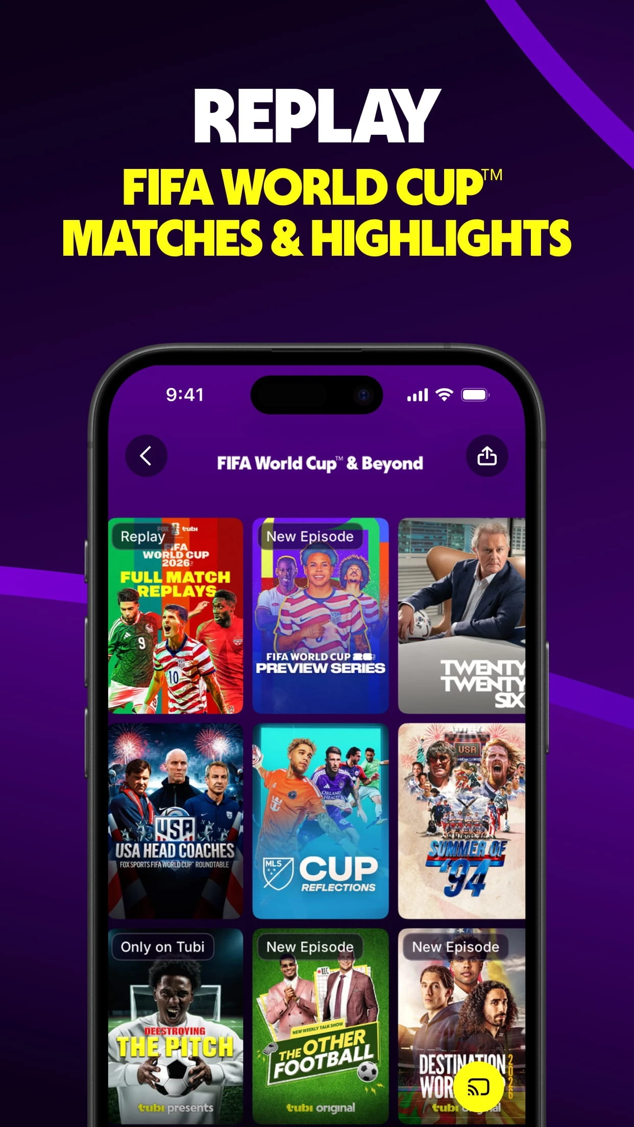 Tubi: Movies & Live TV app store screenshot 2 — Entertainment (iOS)