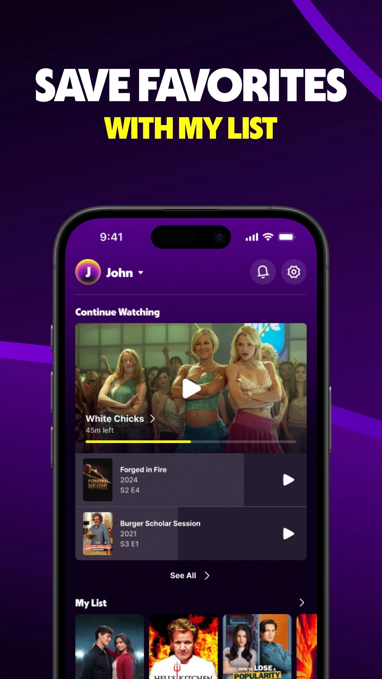 Tubi: Movies & Live TV app store screenshot 5 — Entertainment (iOS)