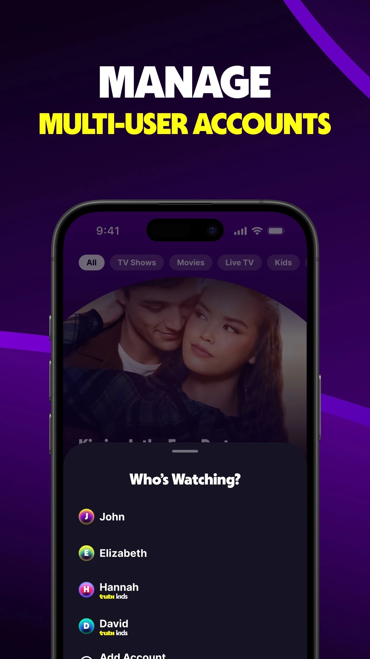 Tubi: Movies & Live TV app store screenshot 6 — Entertainment (iOS)