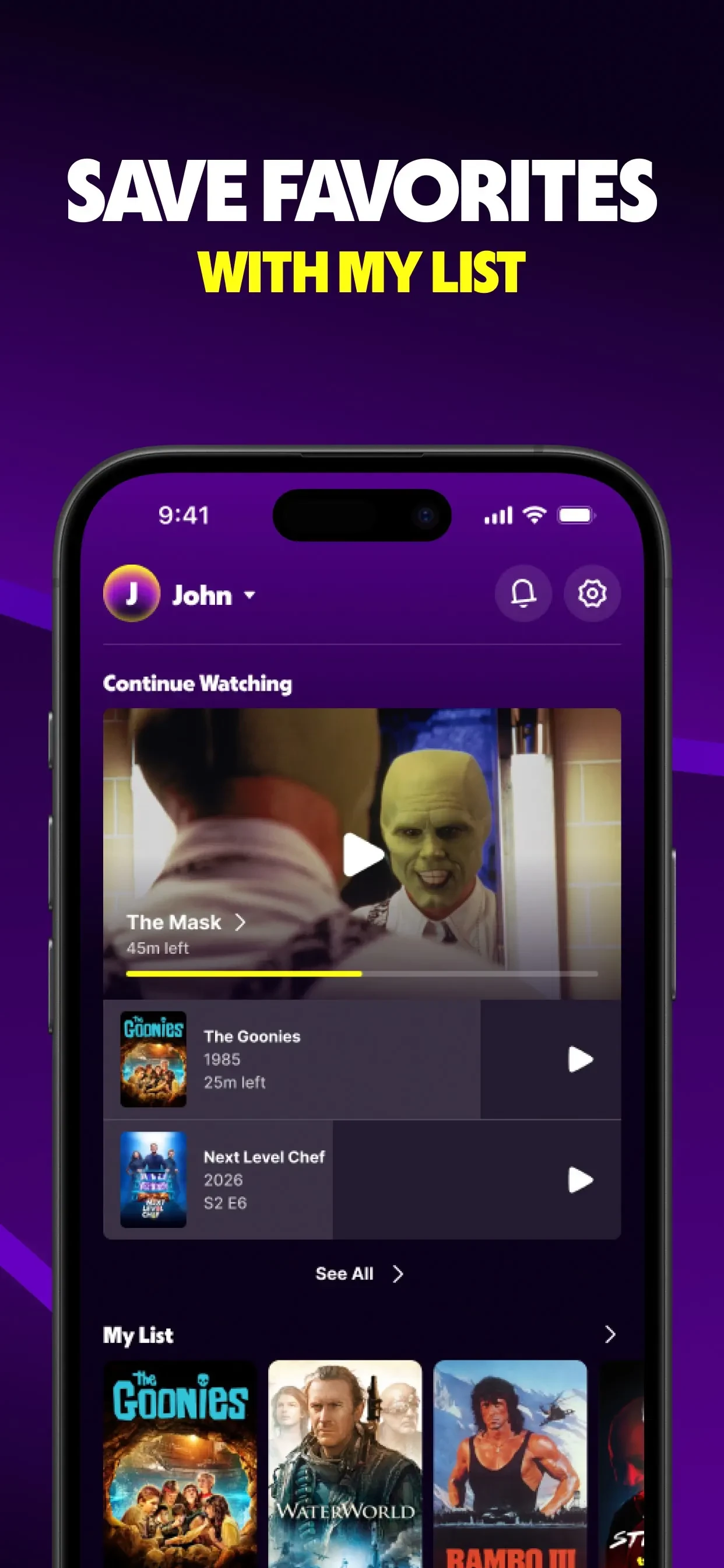 Tubi: Movies & Live TV app store screenshot 4 — Entertainment (iOS)