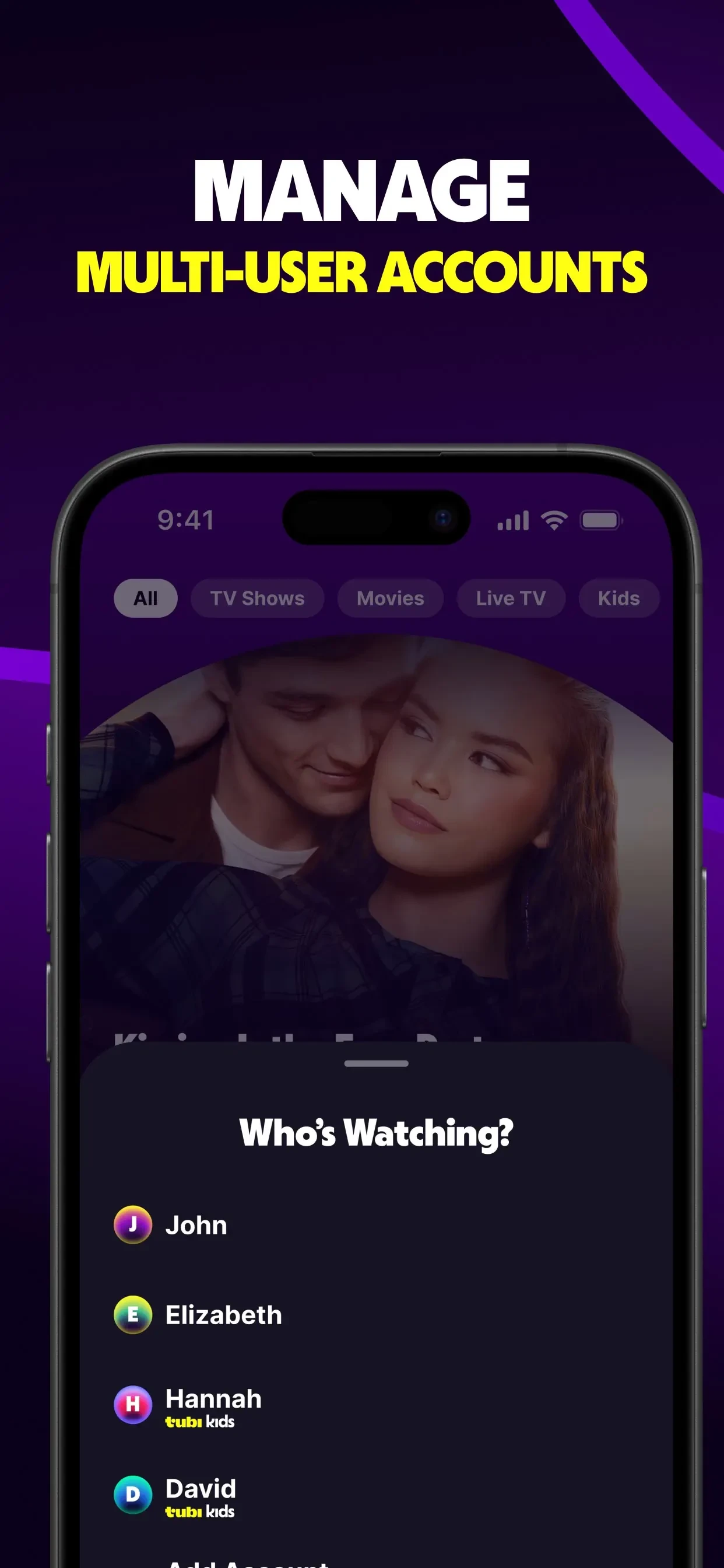 Tubi: Movies & Live TV app store screenshot 5 — Entertainment (iOS)