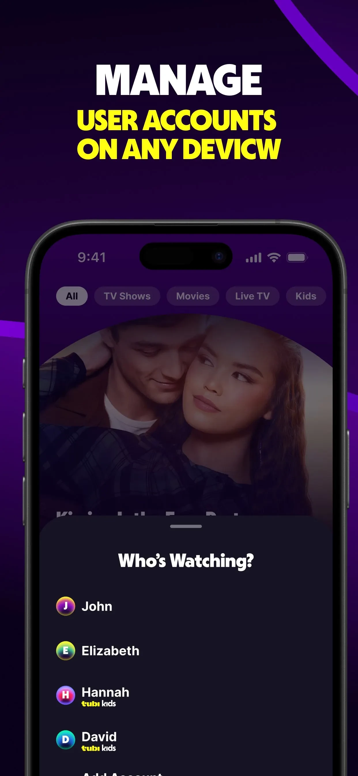 Tubi: Movies & Live TV app store screenshot 4 — Entertainment (iOS)