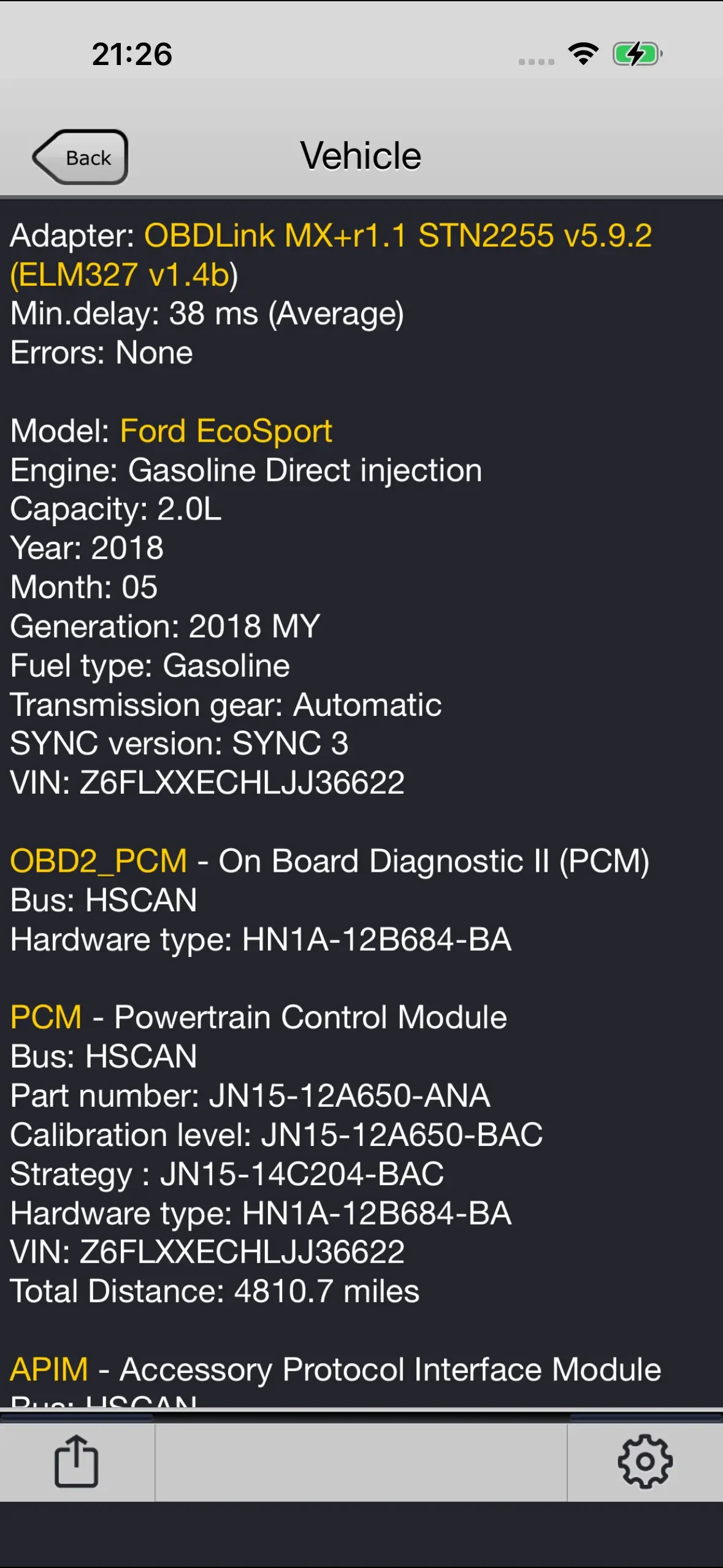 FORScan Lite - for Ford, Mazda app store screenshot 2 — Utilities (iOS)