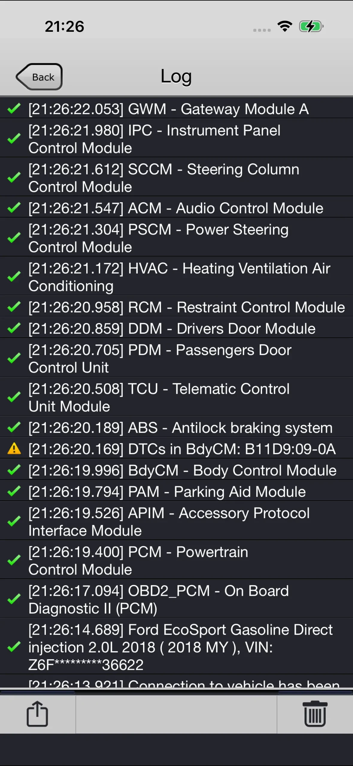 FORScan Lite - for Ford, Mazda app store screenshot 3 — Utilities (iOS)