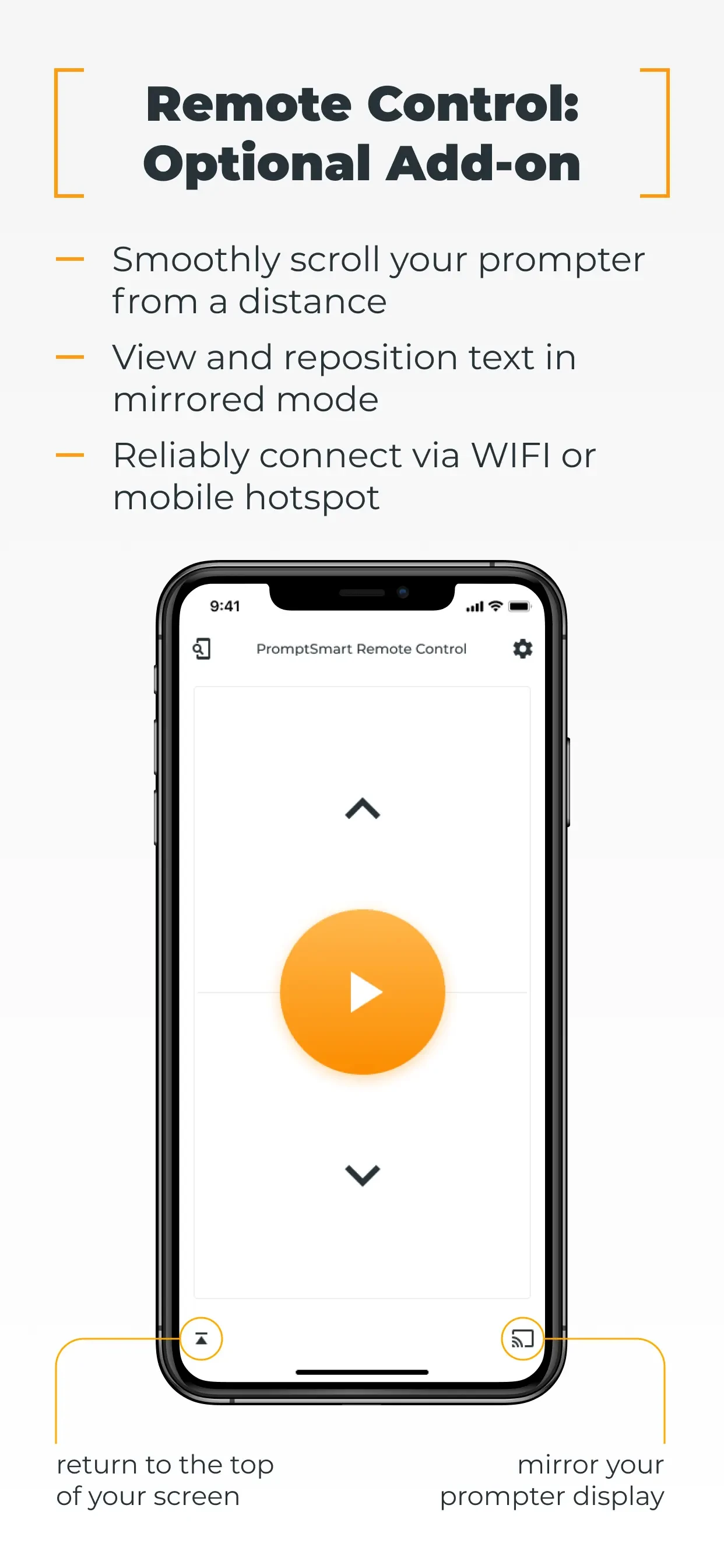 PromptSmart Pro - Teleprompter app store screenshot 10 — Photo & Video (iOS)